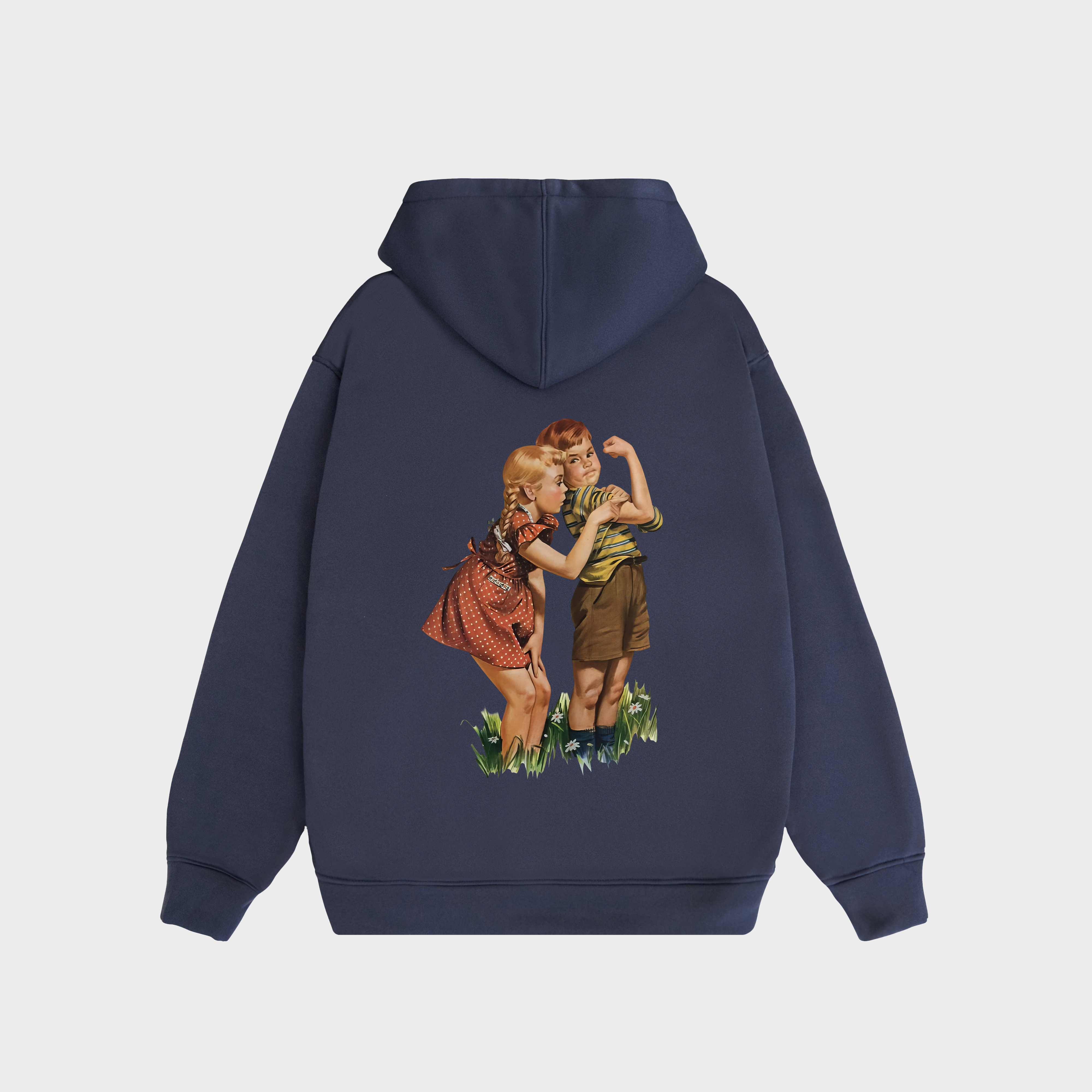 FUNNY CHILDREN HOODIE / NAVY