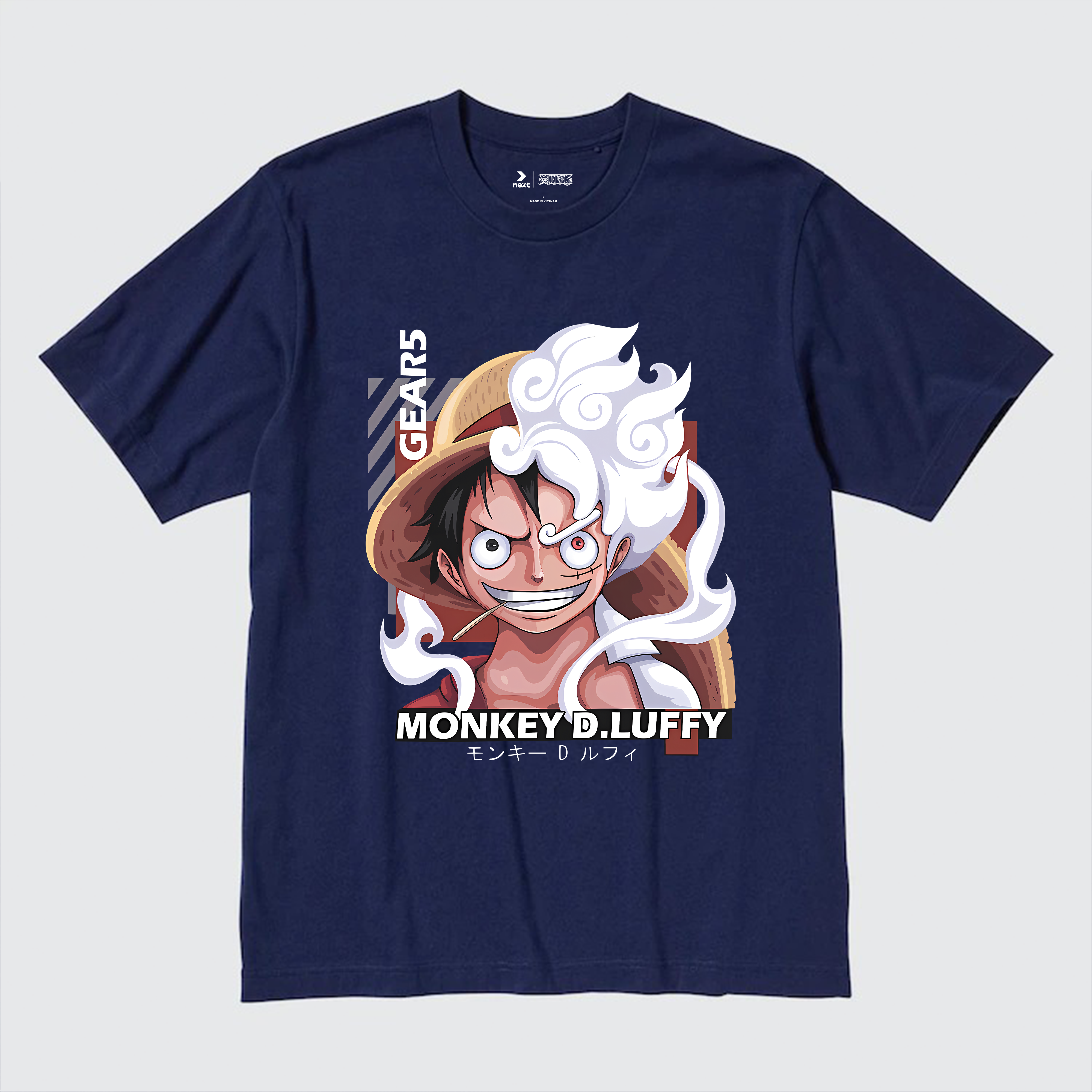 ONE PIECE LUFFY GEAR 5 T-SHIRT / NAVY