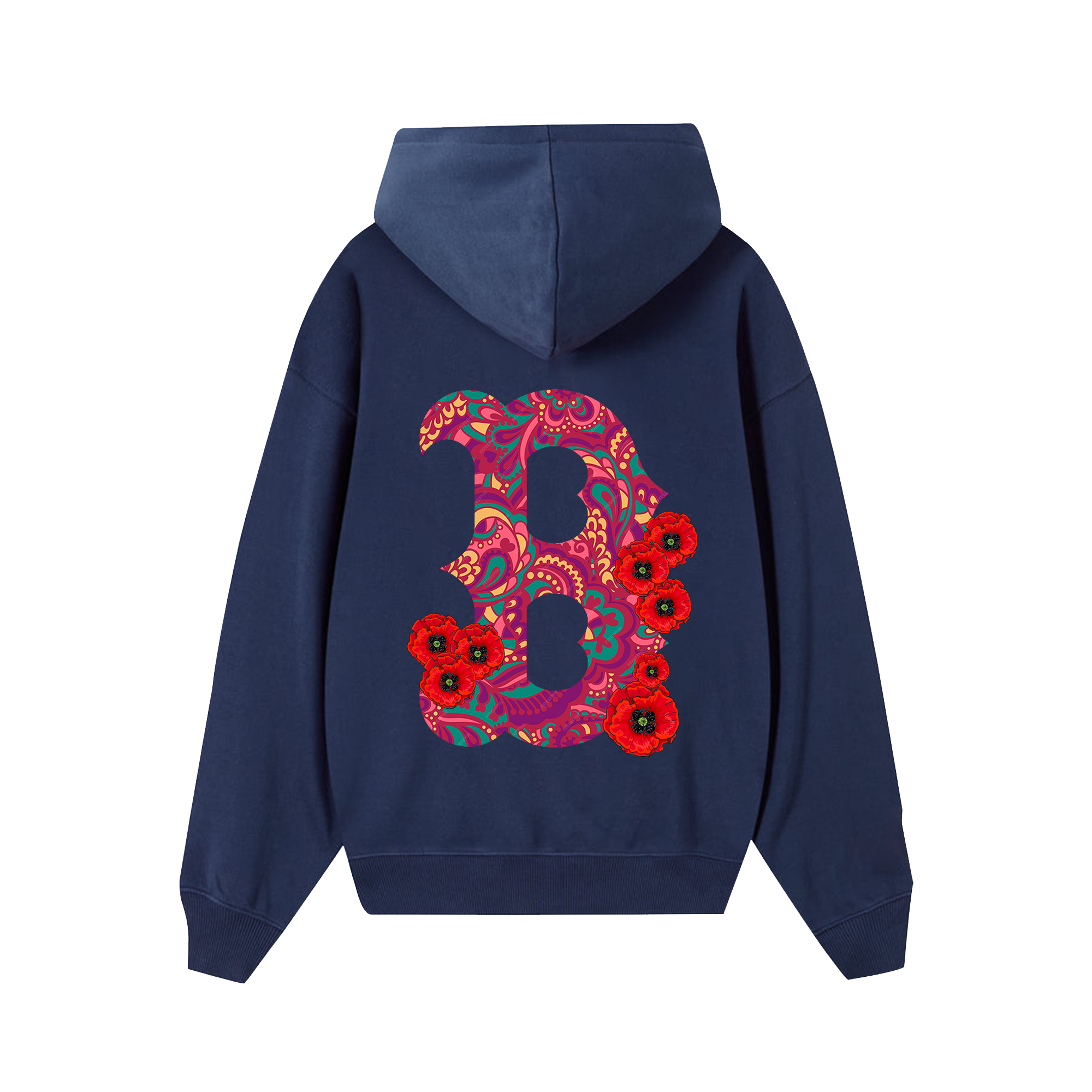 MLB Floral Big B Logo Tropical Hoodie