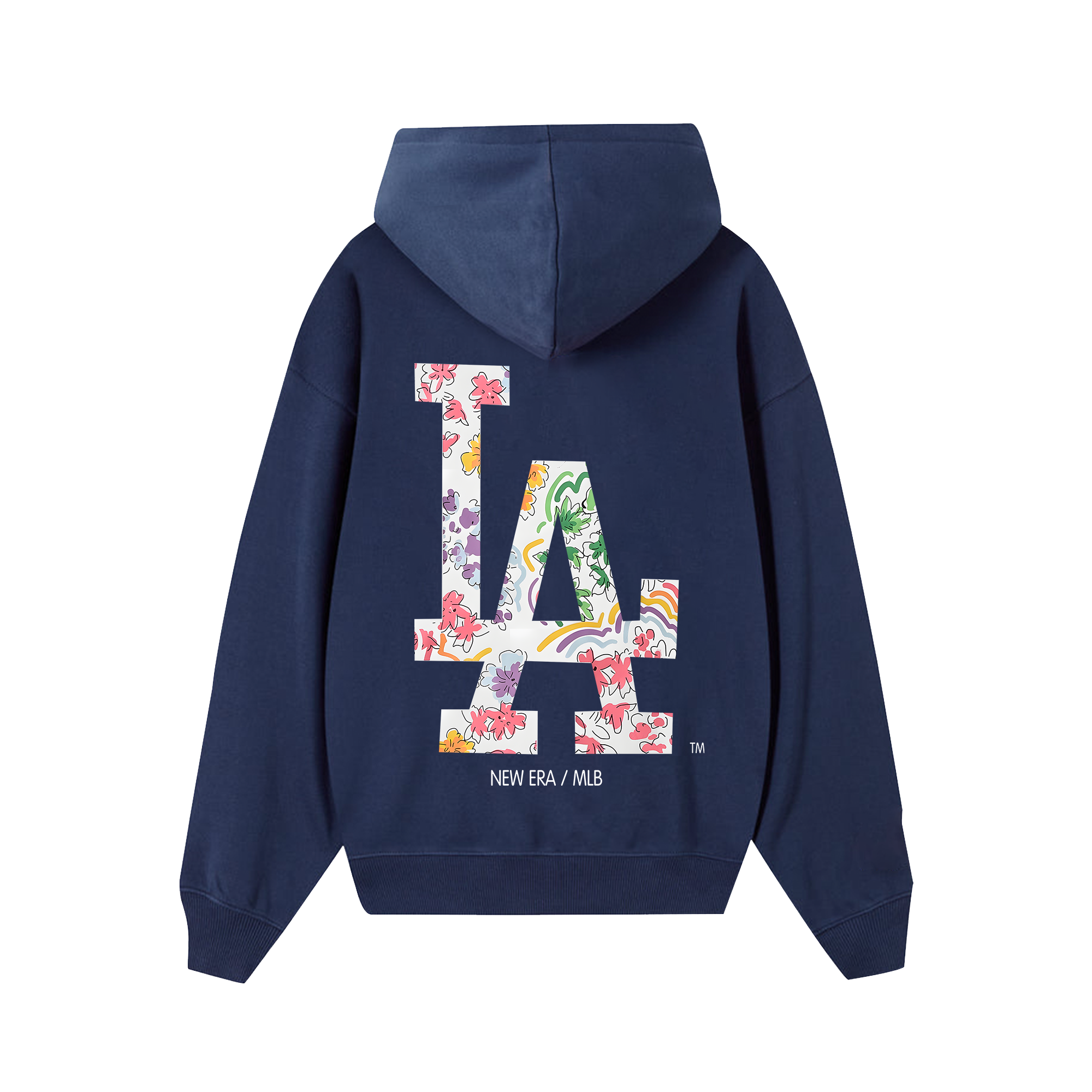 MLB Floral LA Tropical Flower Summer Hoodie