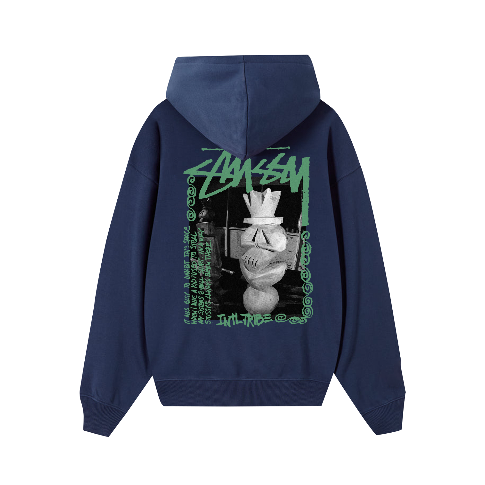 Stussy Green Vintage Hoodie