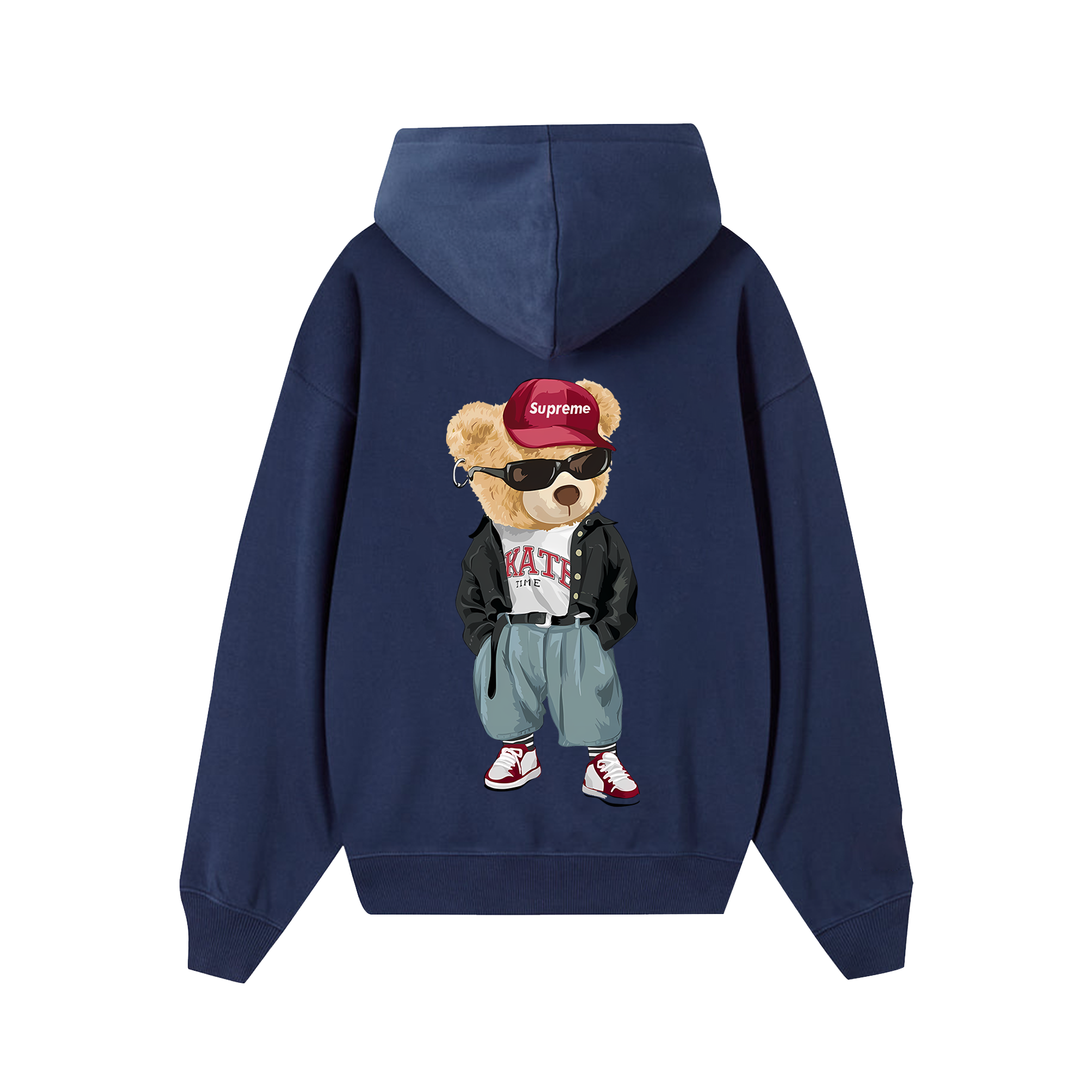 Supreme Bear Hip Hop Hoodie