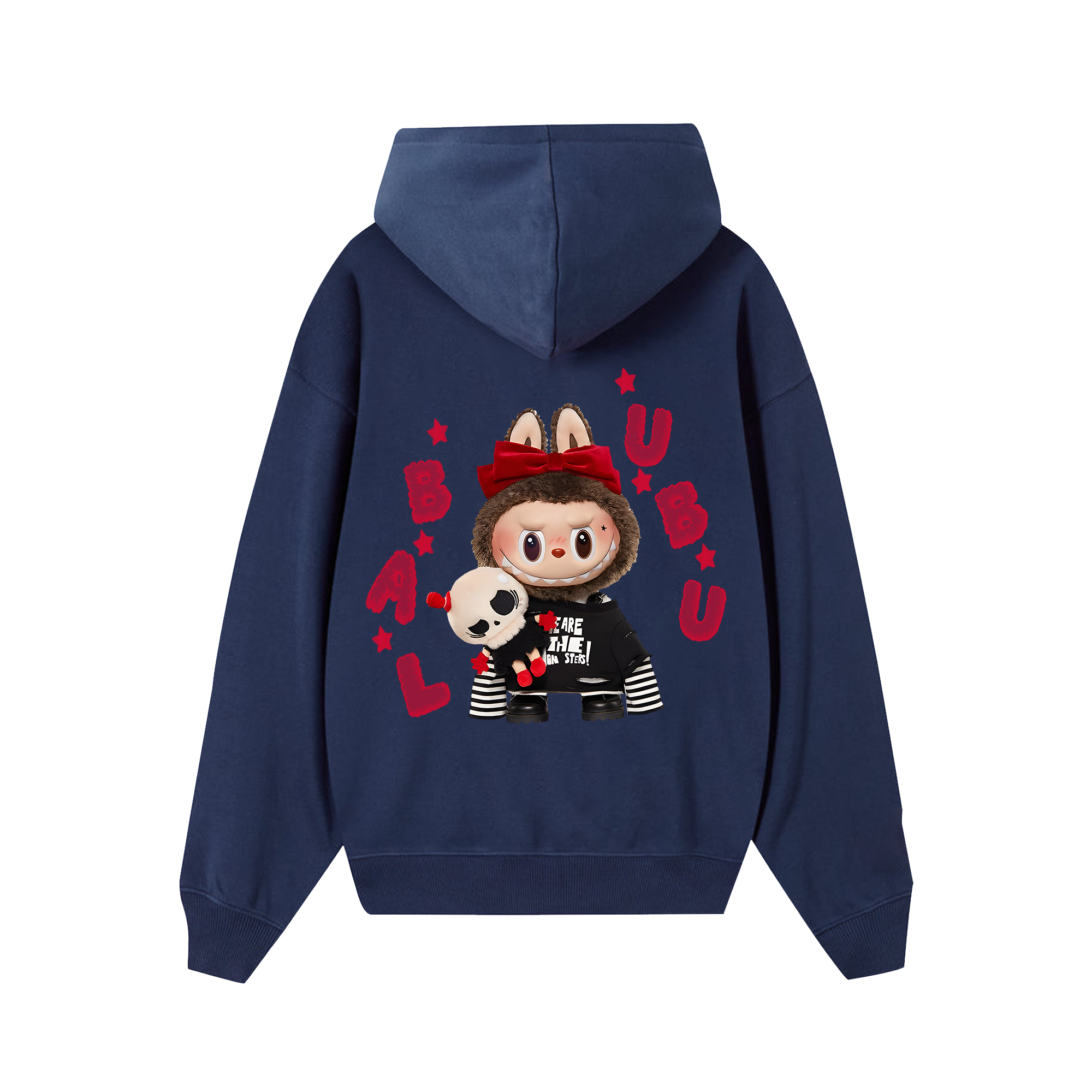 Labubu Cute Red Hoodie