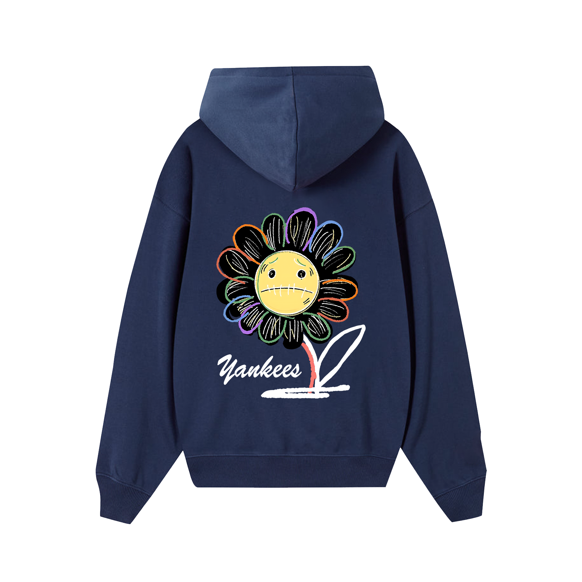 MLB Floral Smiley Flower Hoodie