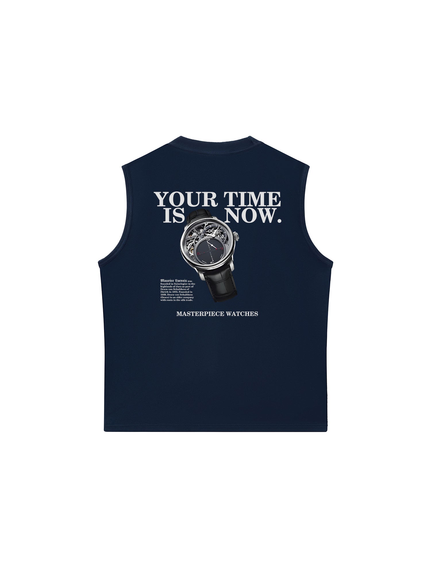 Áo Ba Lỗ Relaxed Fit Watch Your Time Is Now