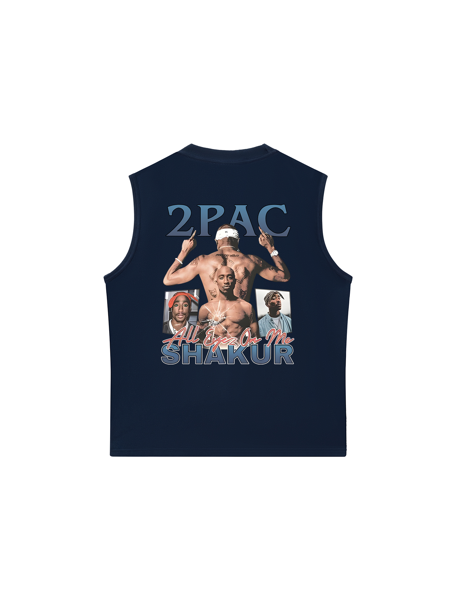 Áo Ba Lỗ Relaxed Fit Rapper 2Pac All Eyes On Me
