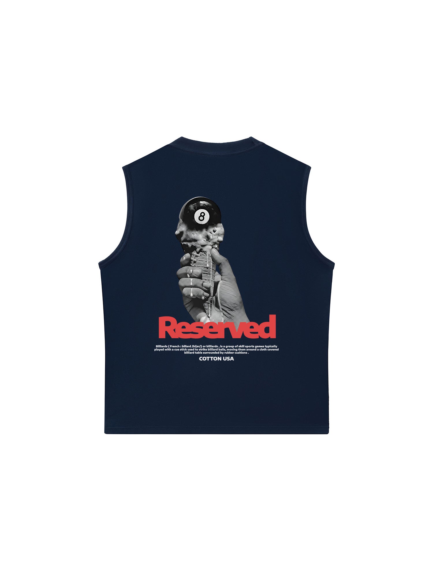 Áo Ba Lỗ Relaxed Fit Billiards Reserved Gray