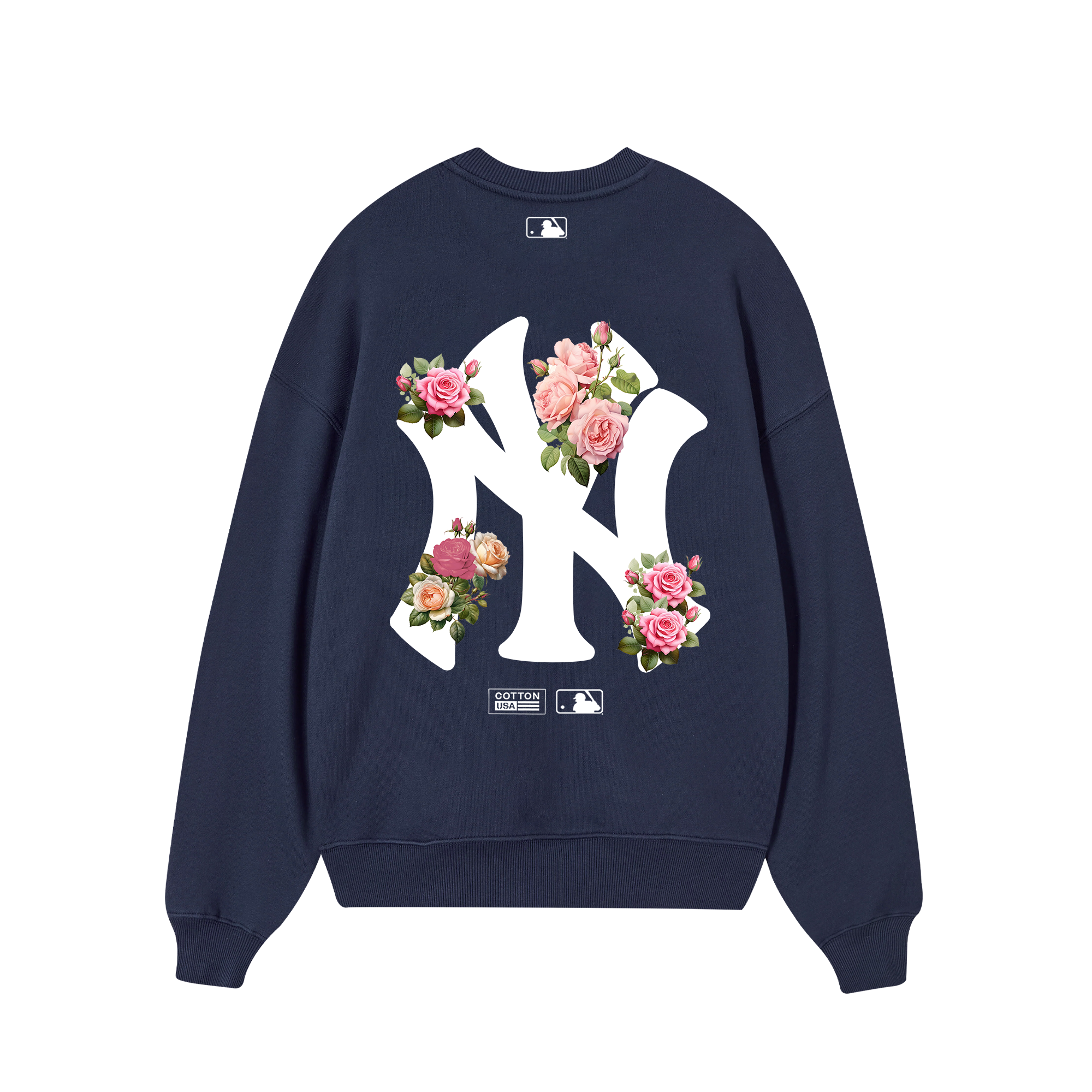 MLB Floral Rose Bloom Sweater