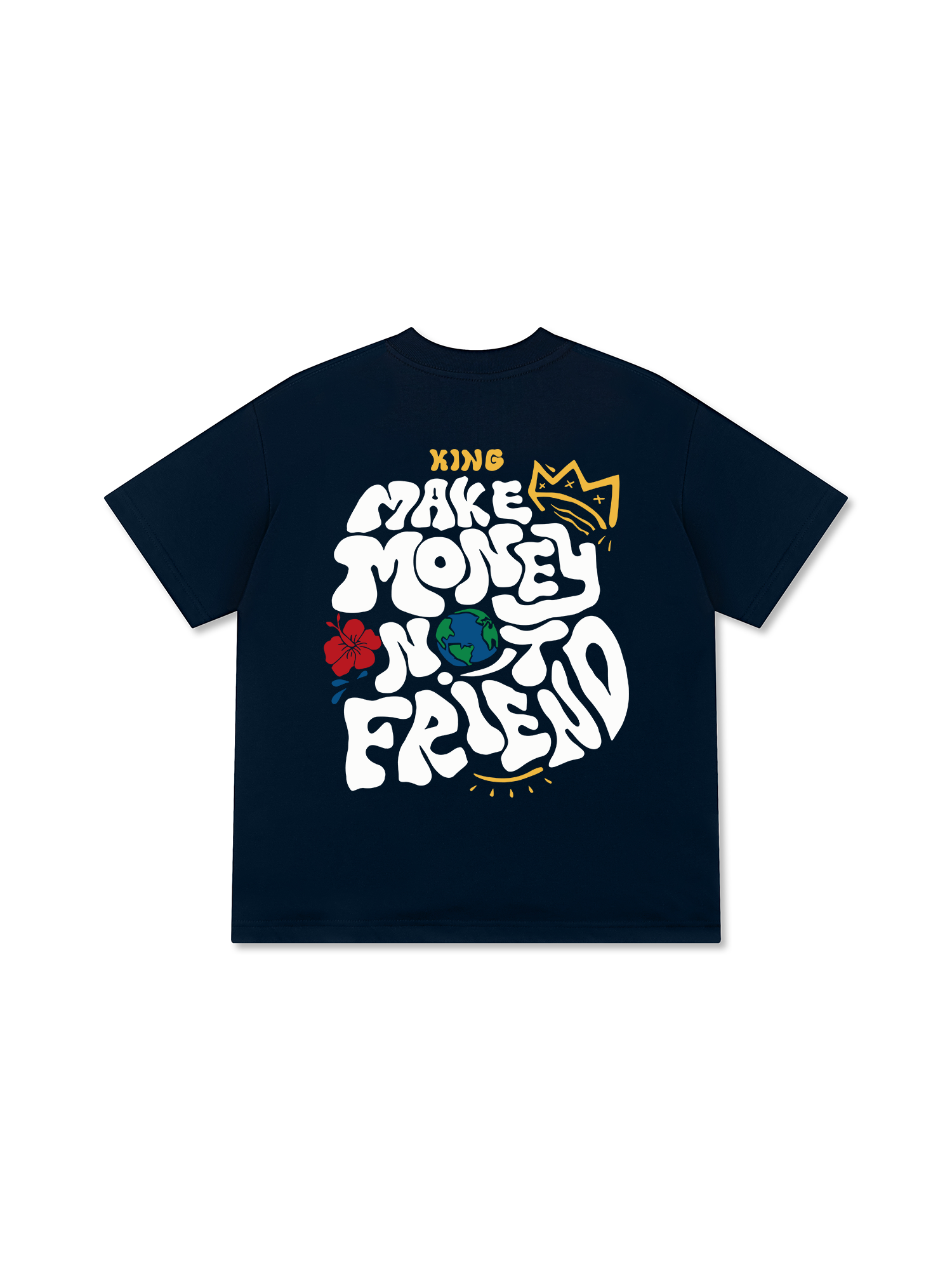 Áo Thun Relaxed Fit Money King Make Not Friend