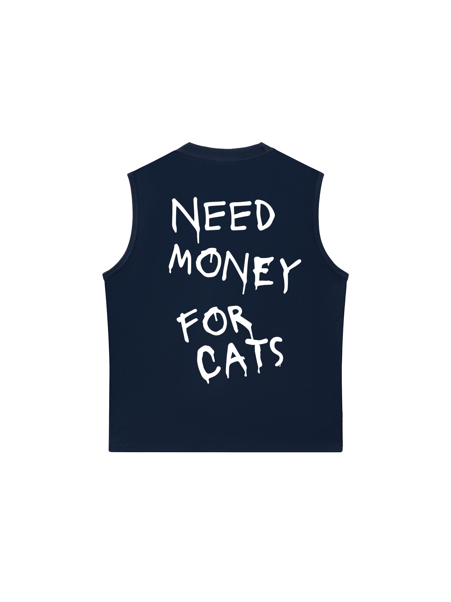 Áo Ba Lỗ Relaxed Fit Need Money For Cats