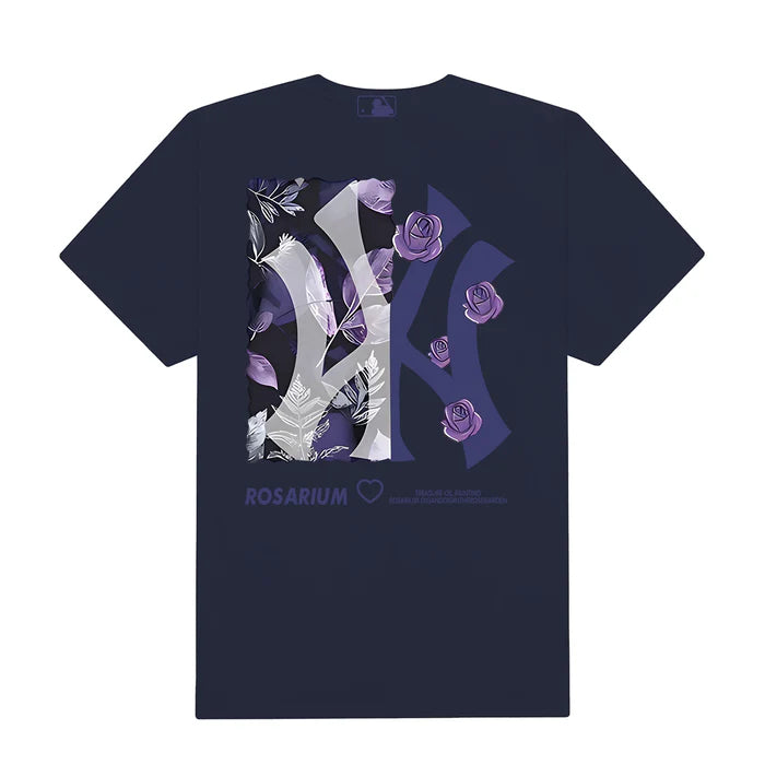 Flash Sale MLB Floral Purple Rose Rosarium T-Shirt