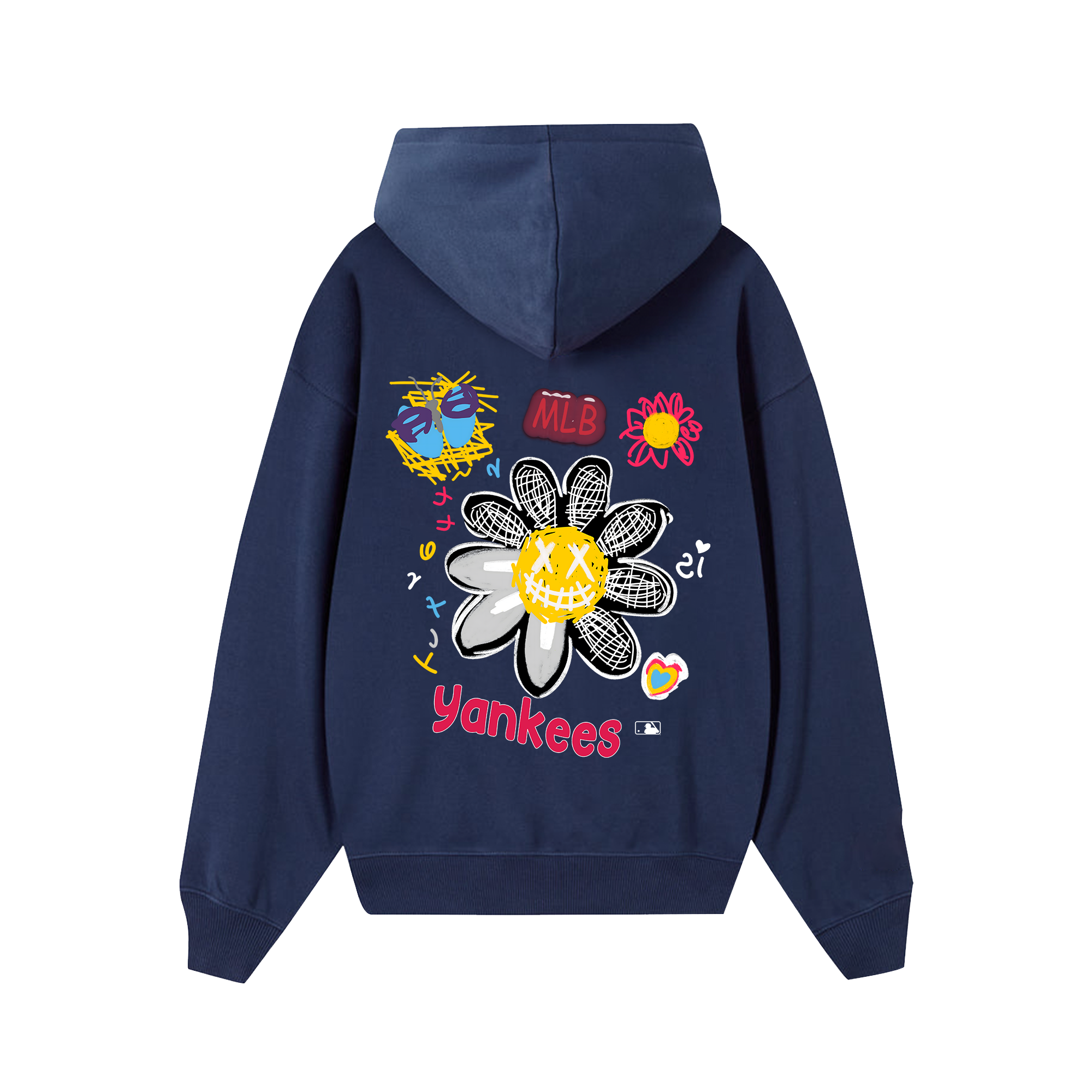 MLB Floral Cute Daisy Flower Hoodie