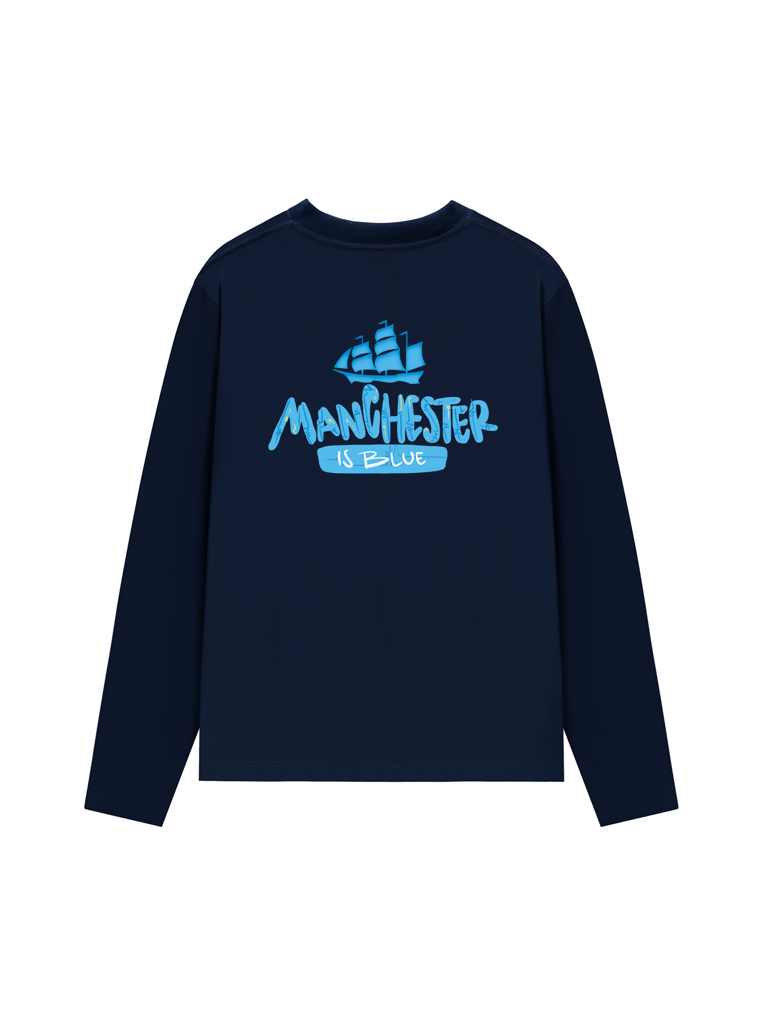 Áo Thun Dài Tay Manchester Is Blue Ver 2