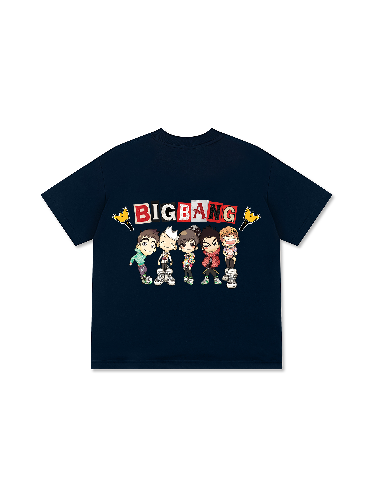 Áo Thun Relaxed Fit Idol Big Bang Futuristic Chrome Graphic Tee
