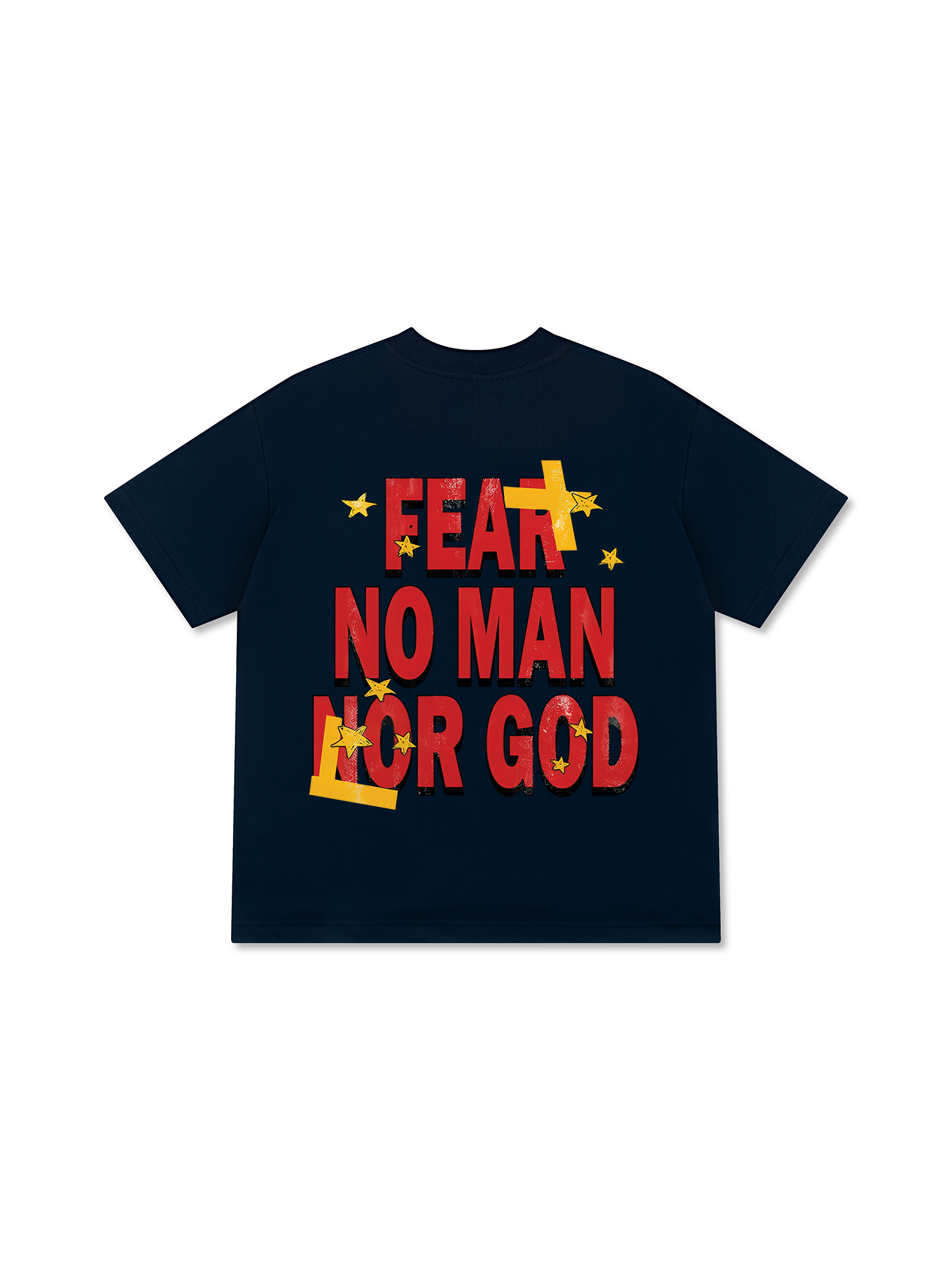 Áo Thun Relaxed Fit Rapper Rodman Fear No Man Nor God