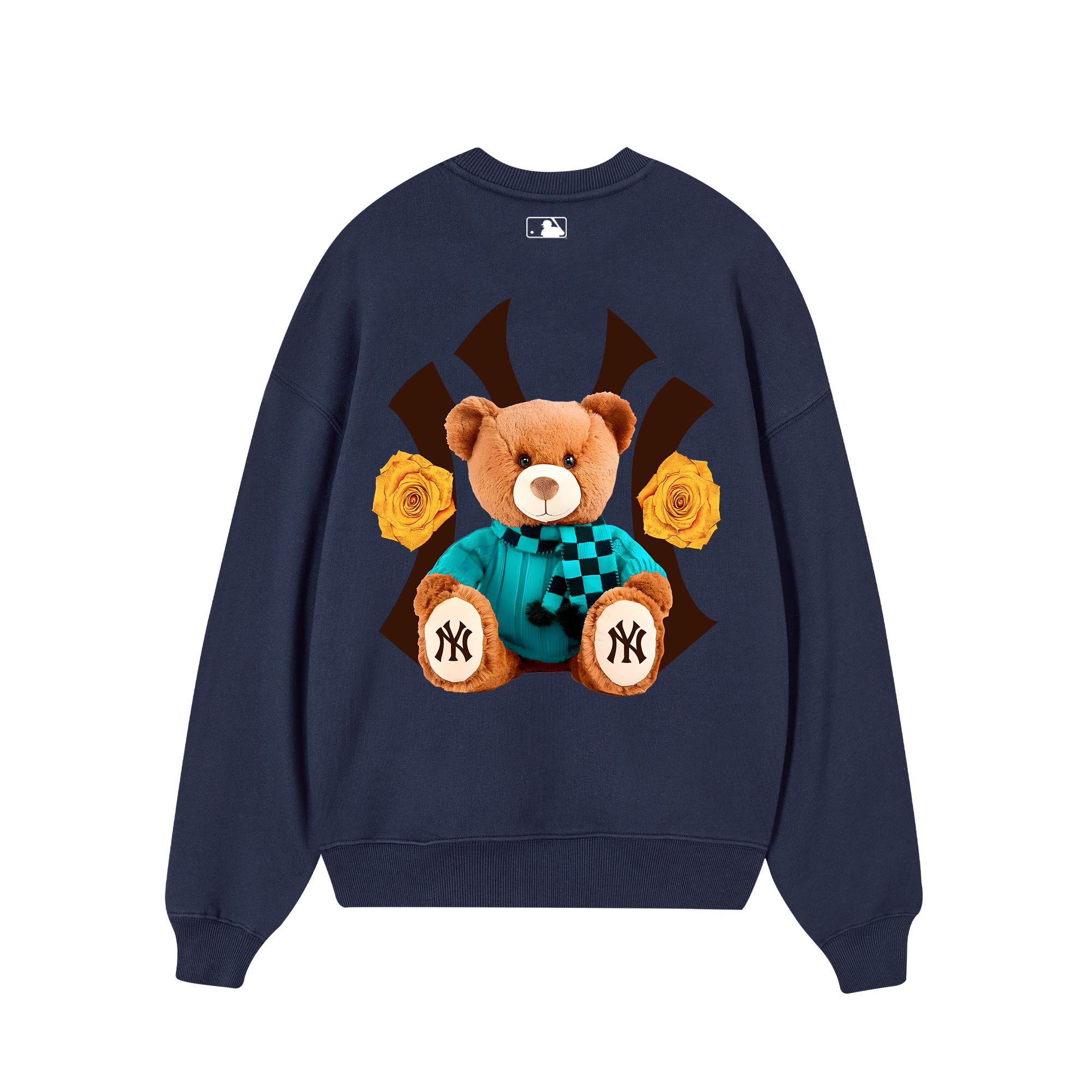 MLB Floral Teddy Bear Sweater