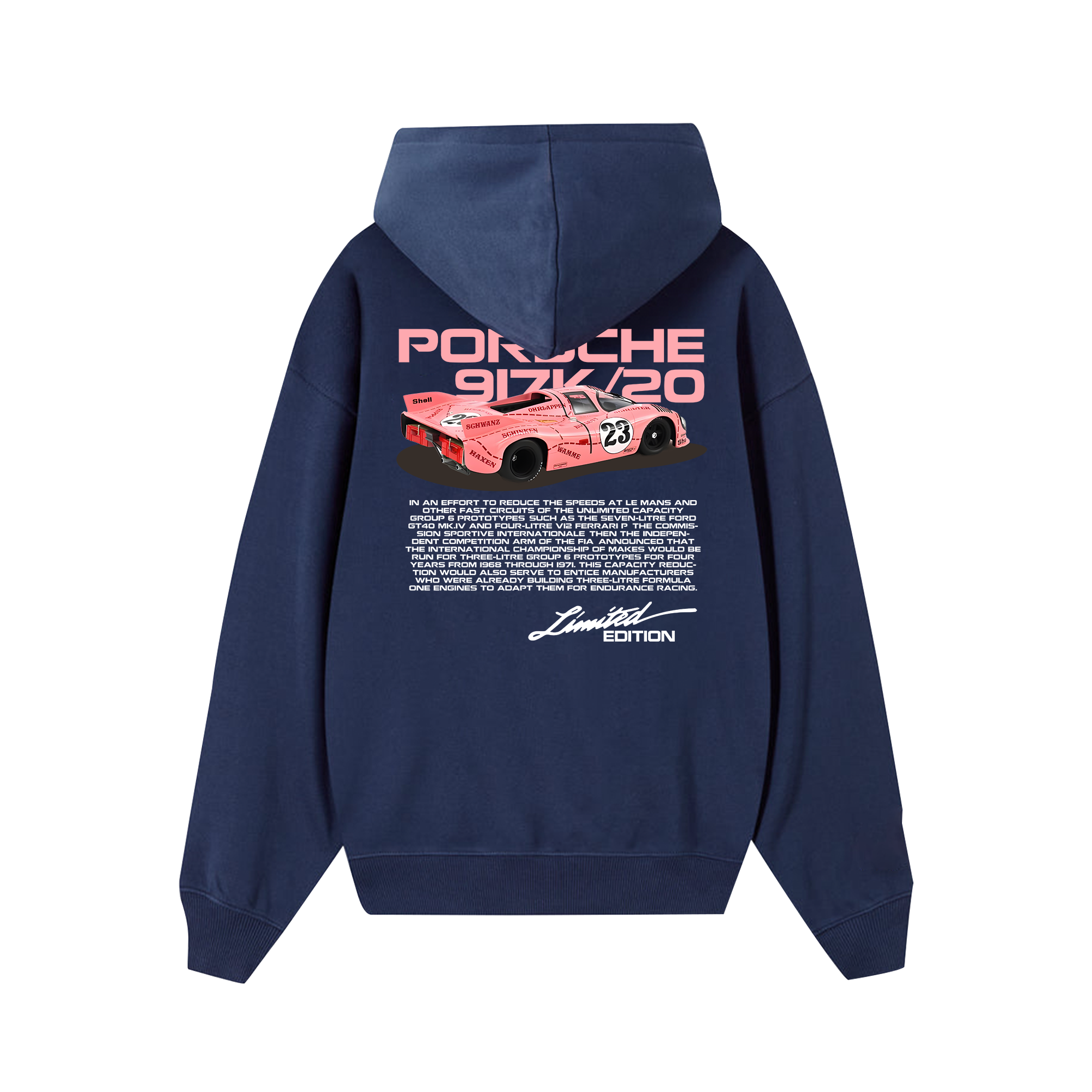 Porsche 917K Pink Pig Hoodie