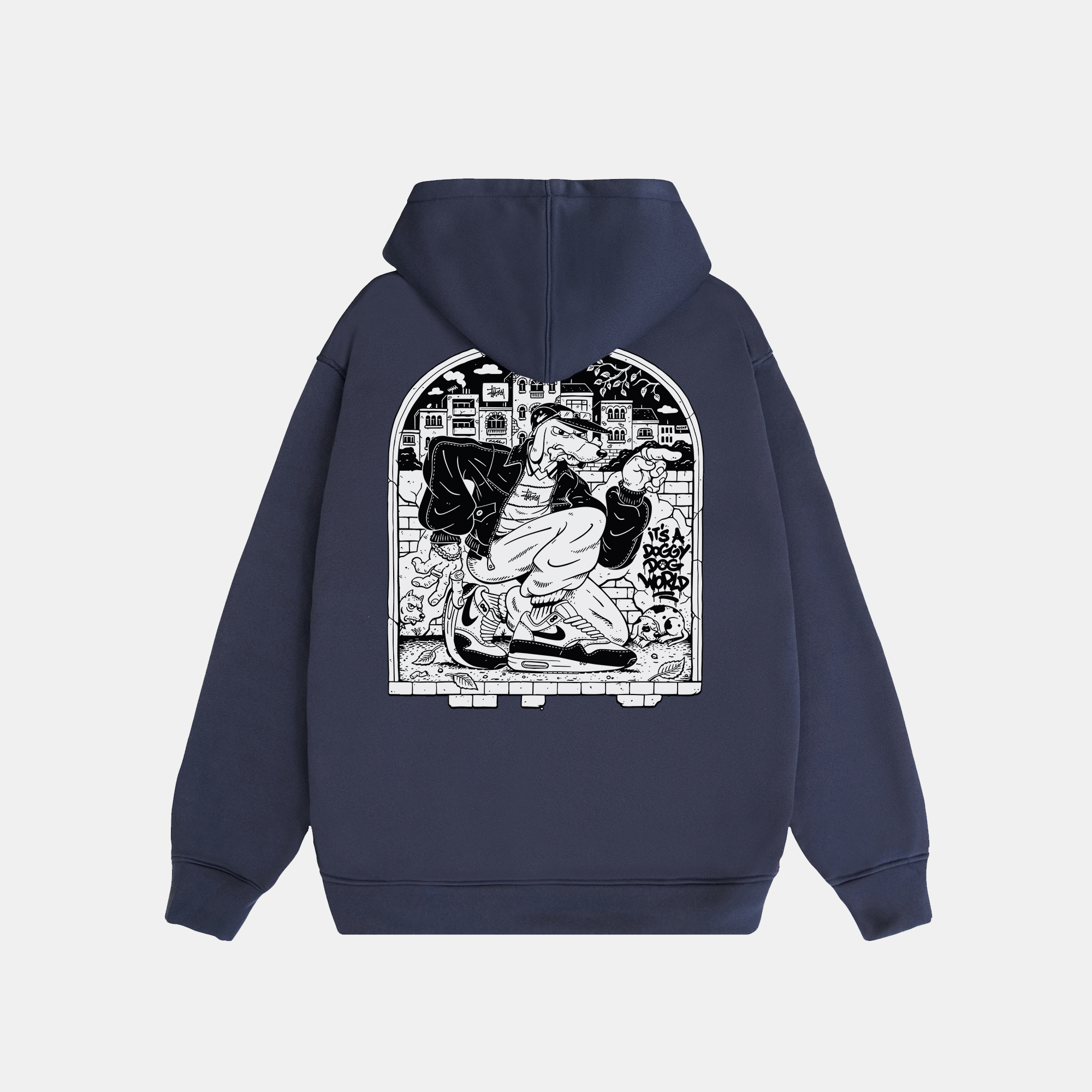 Stussy It's A Doggy Dog World Hoodie