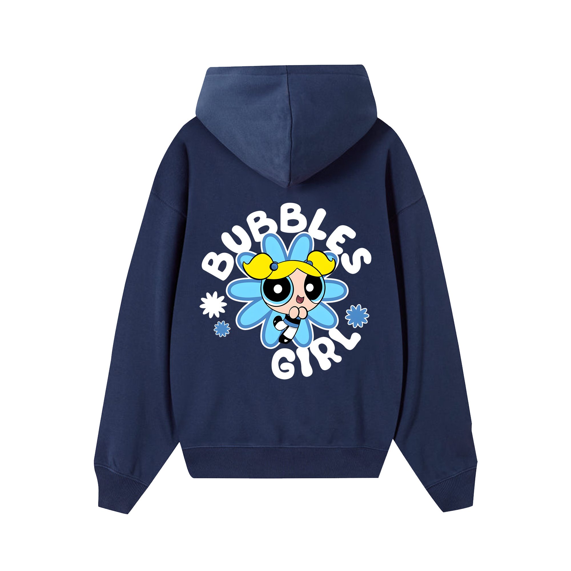 MLB Floral Blue Bubble Girl Hoodie