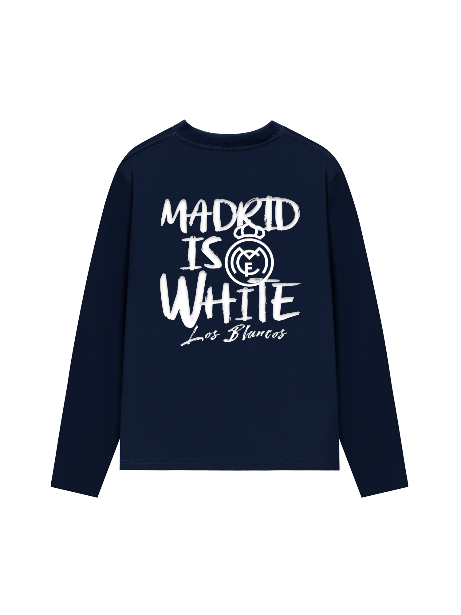 Áo Thun Dài Tay Real Marid Marid Is White