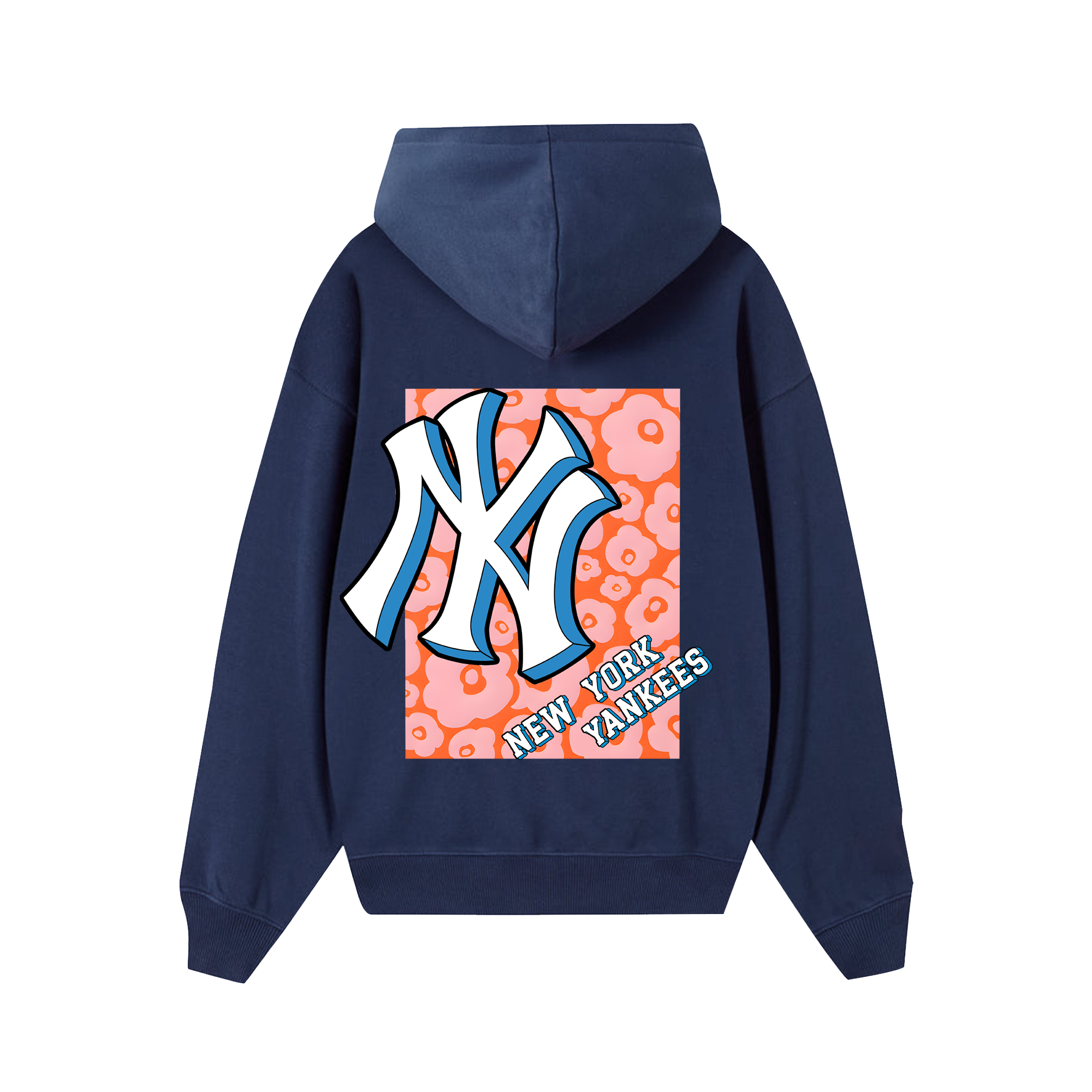 MLB Floral Groovy Pink Flower Hoodie