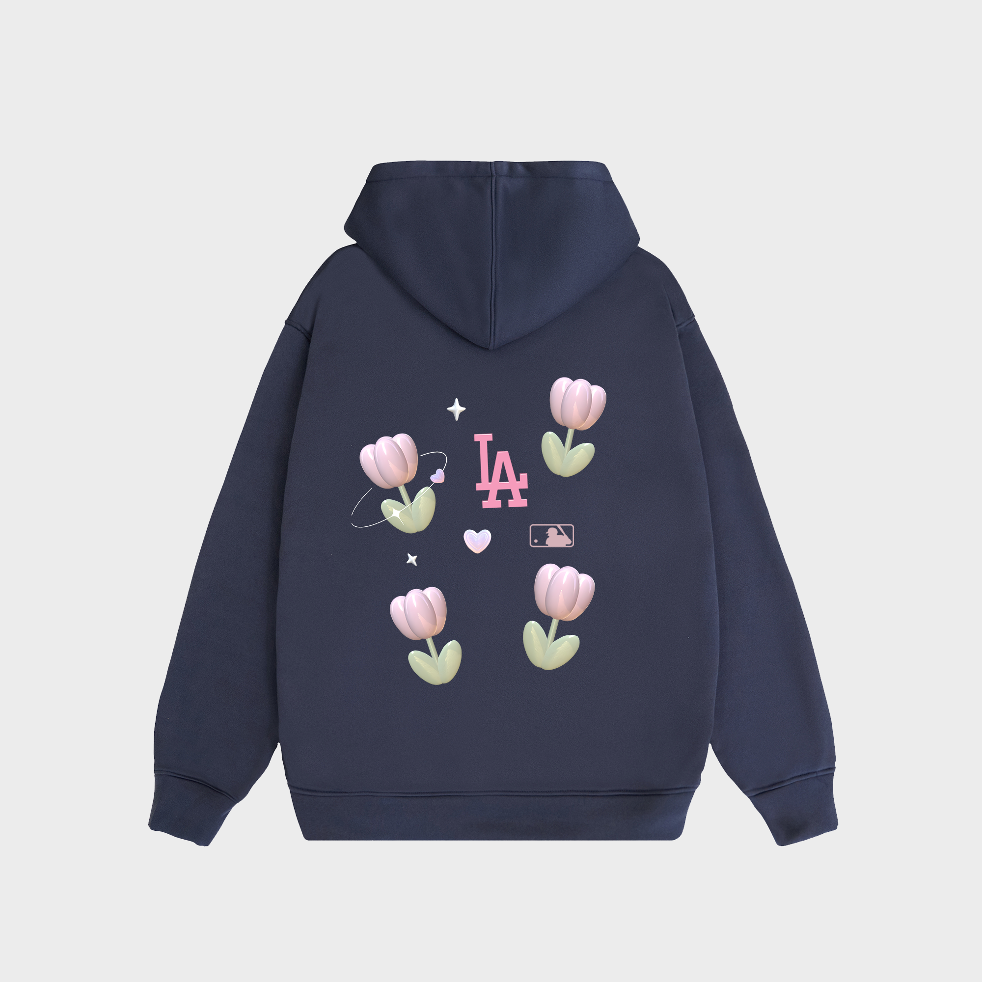 MLB Floral Cute LA Tulip Hoodie