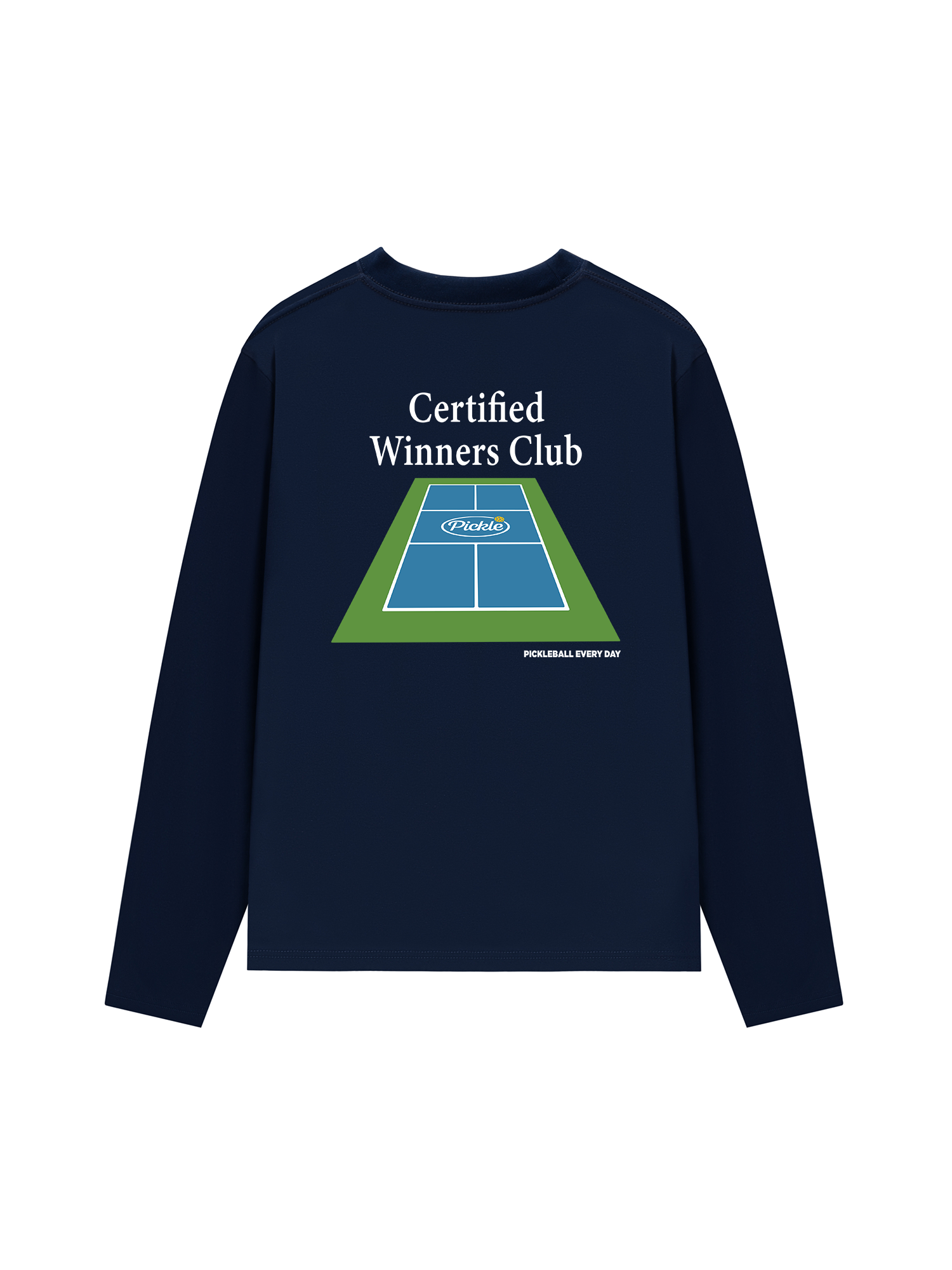 Áo Thun Dài Tay Pickleball Certified Winners Club