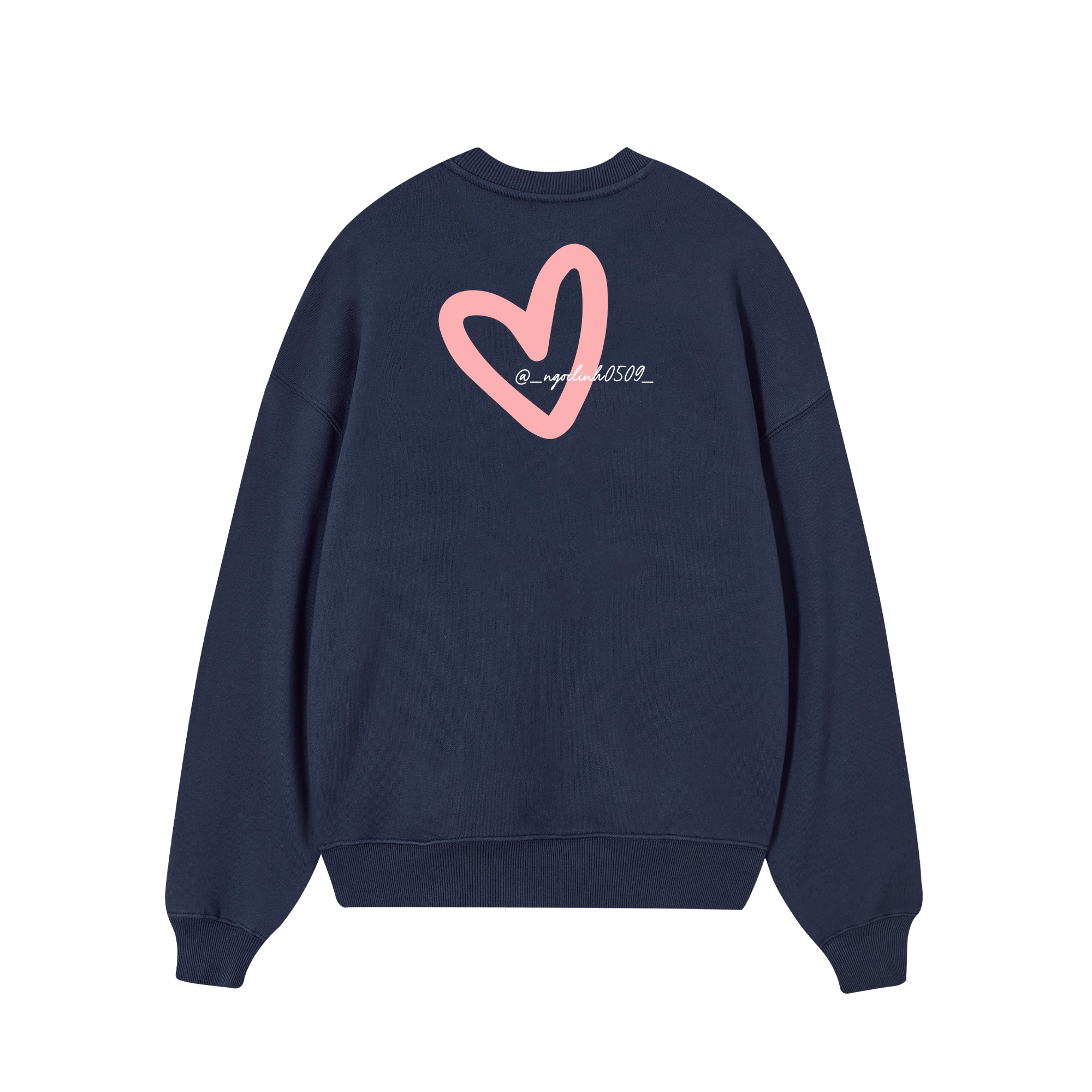 Custom Couple Heart Instagram Sweater