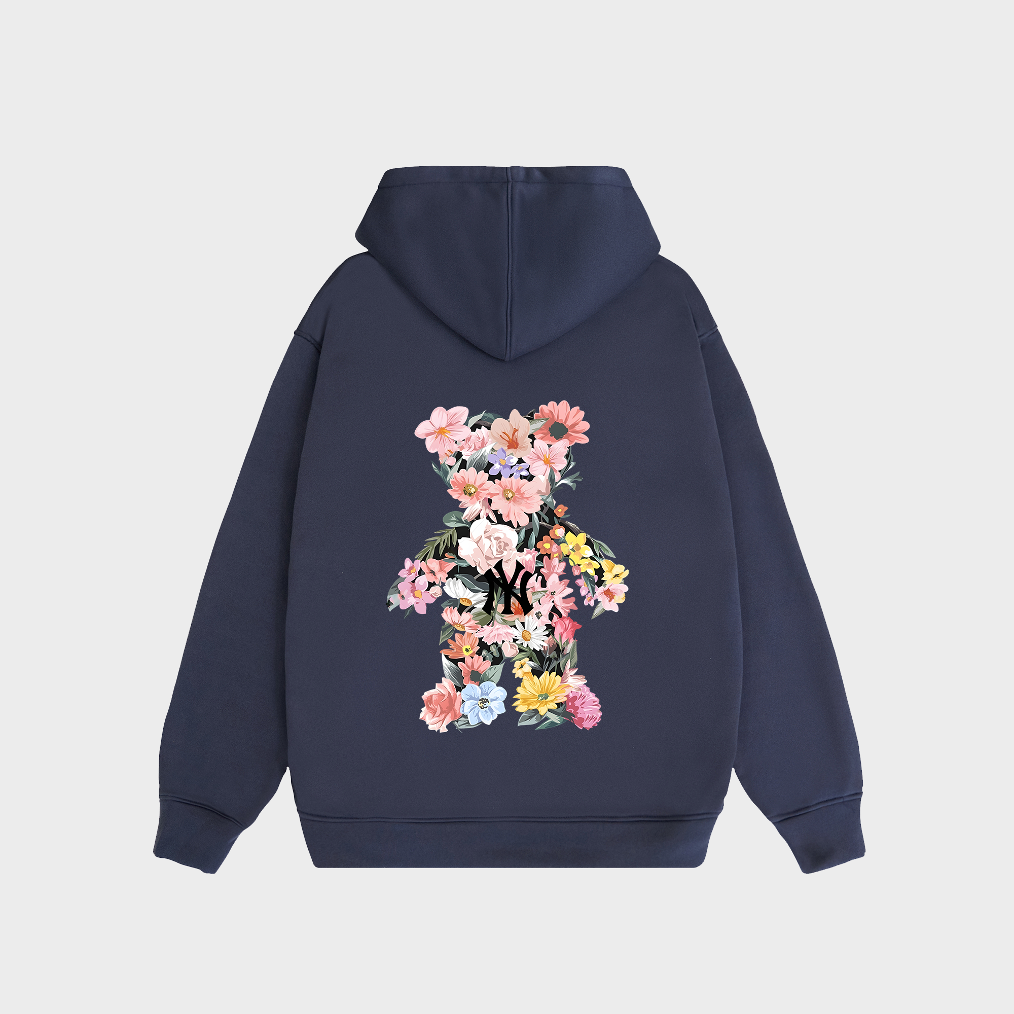 MLB Floral Teaddy Bear Flower Hoodie