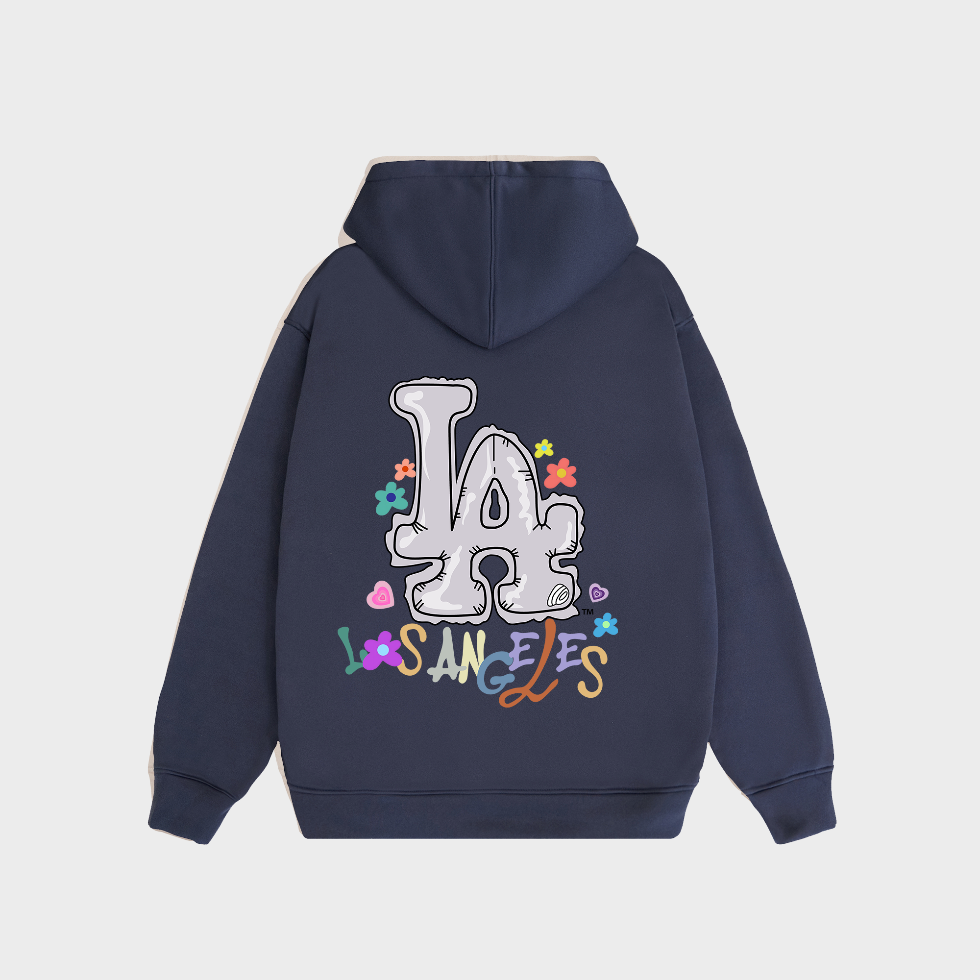 MLB Floral LA Groovy Flower Hoodie