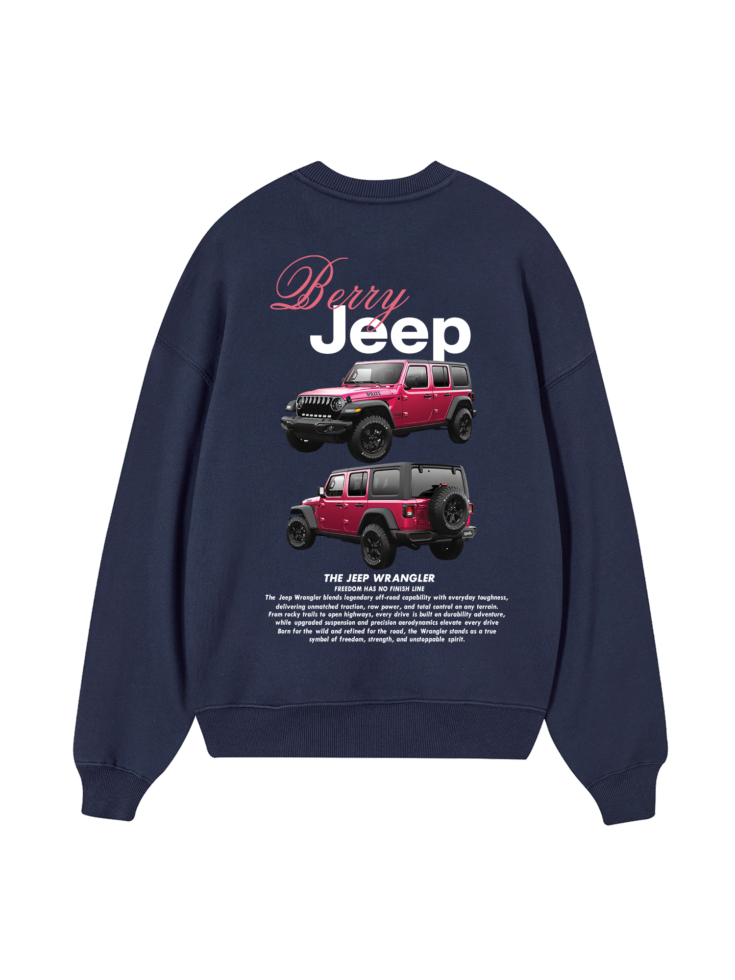 Berry Jeep Sweater