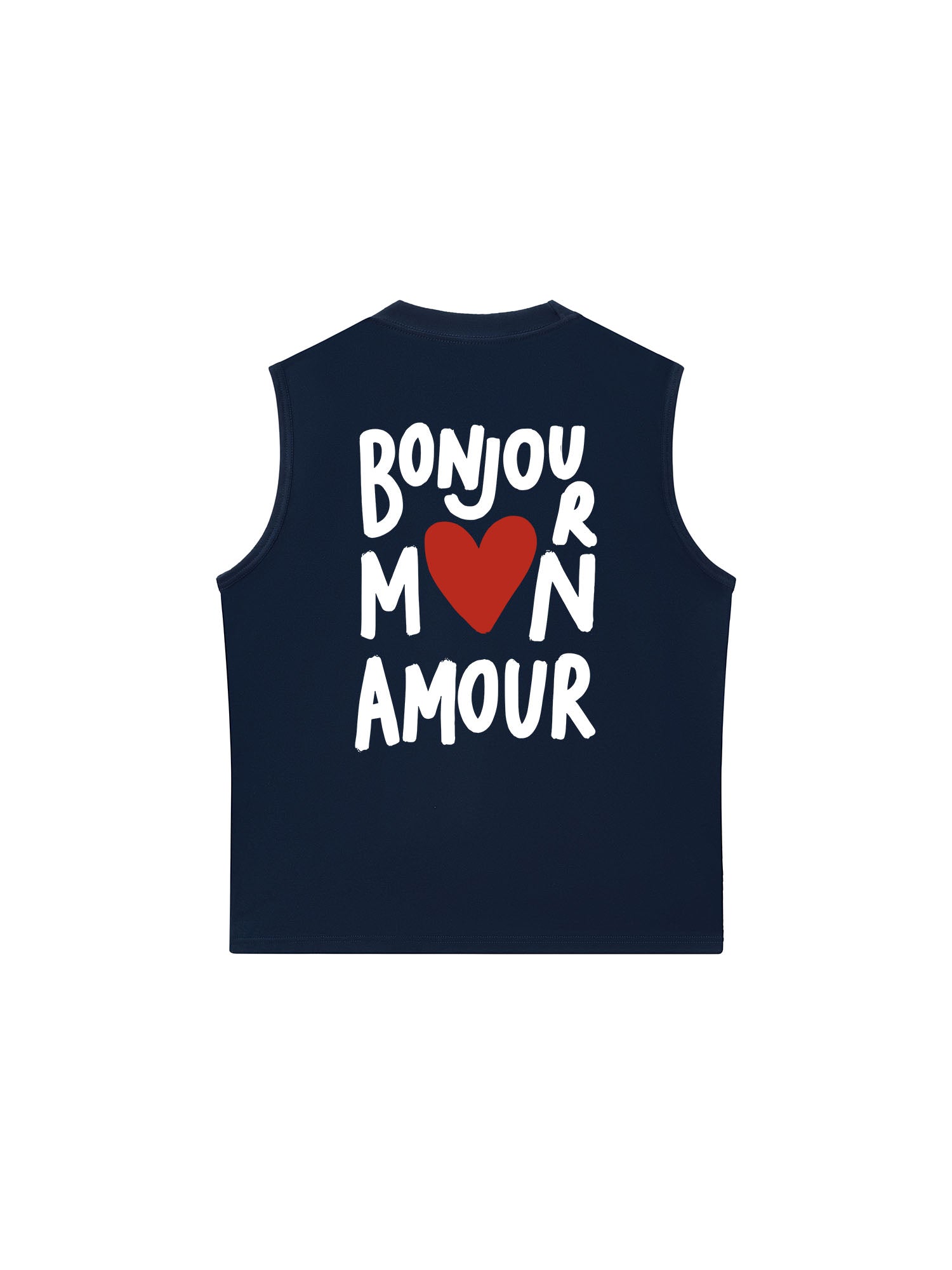 Áo Ba Lỗ Relaxed Fit Bonjour Mon Amour
