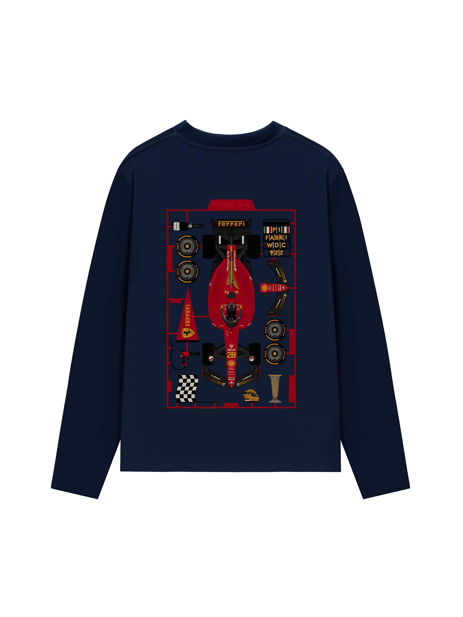 Áo Thun Dài Tay Ferrari F1 Need For Speed