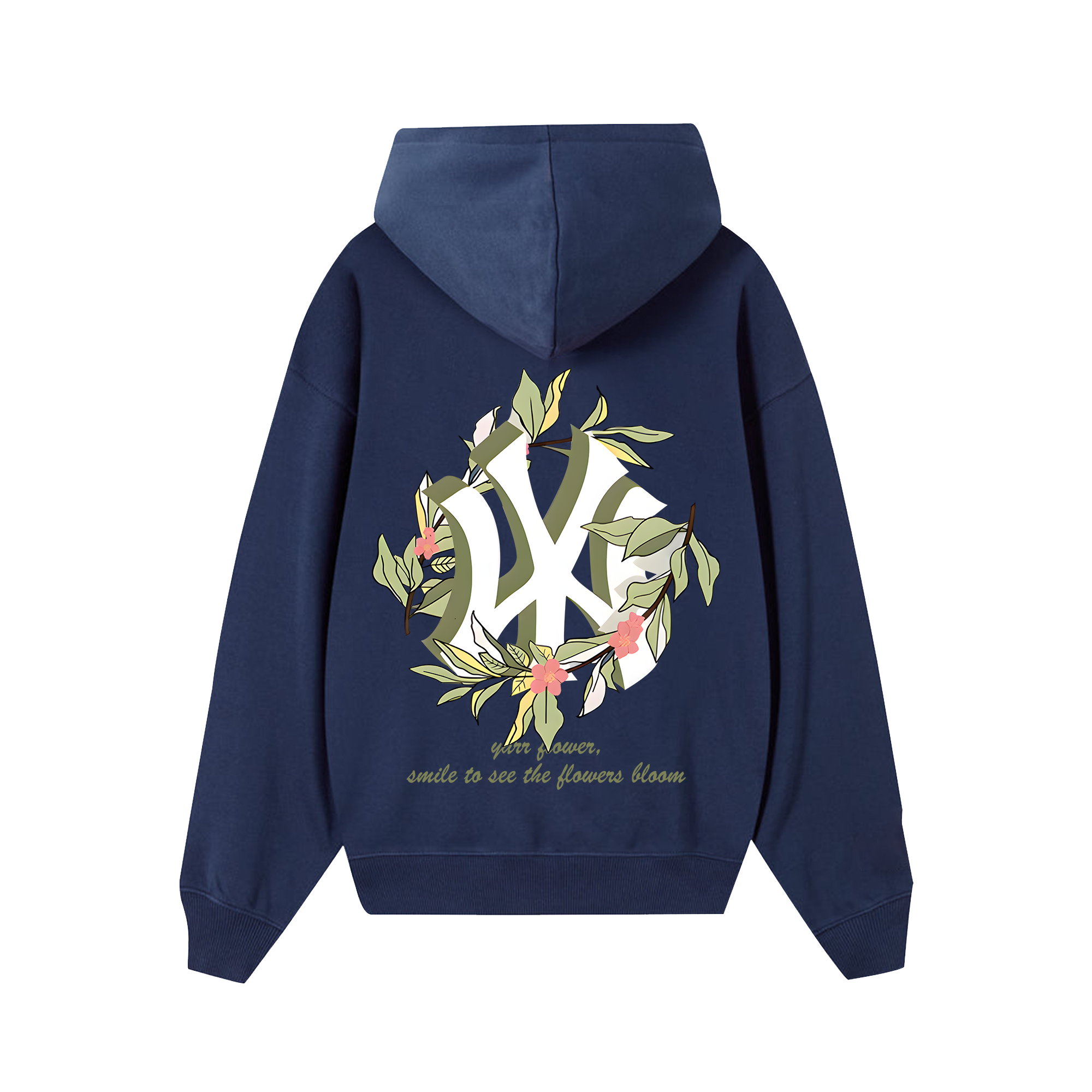 MLB Floral Green Floral New York Hoodie