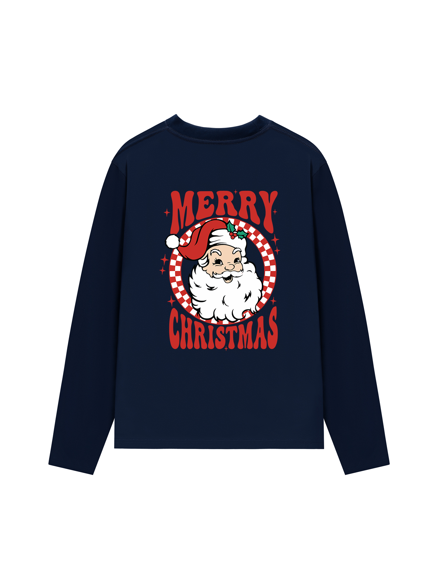 Áo Thun Dài Tay Groovy Merry Christmas Santa