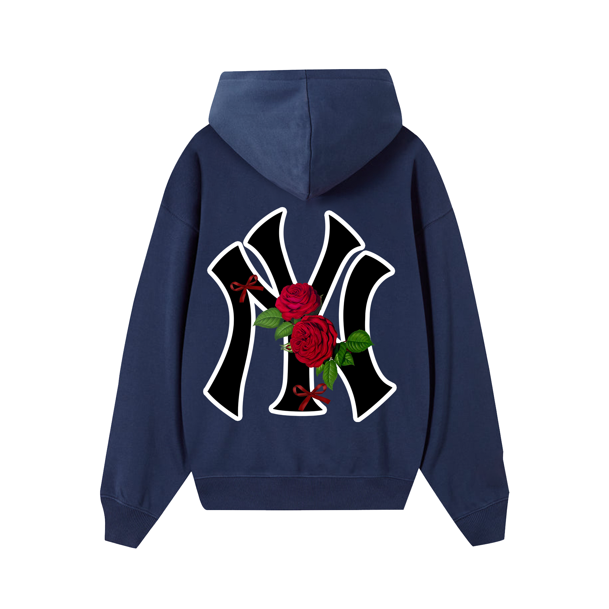 MLB Floral Rose Ribbon Hoodie