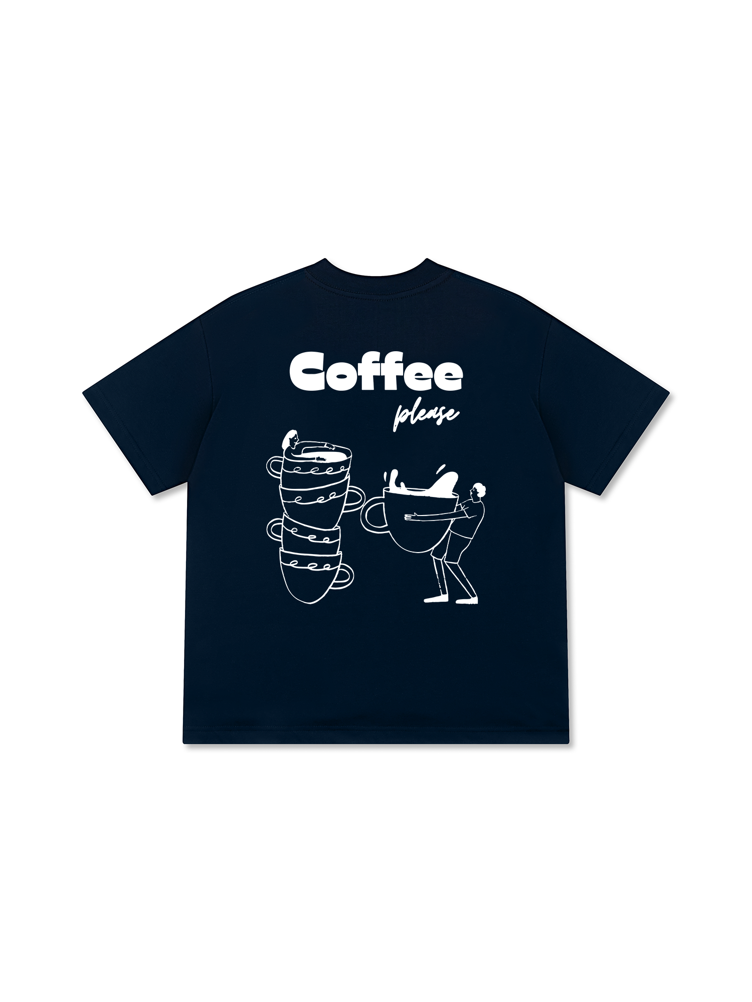 Áo Thun Relaxed Fit Daily Cup Coffee Please