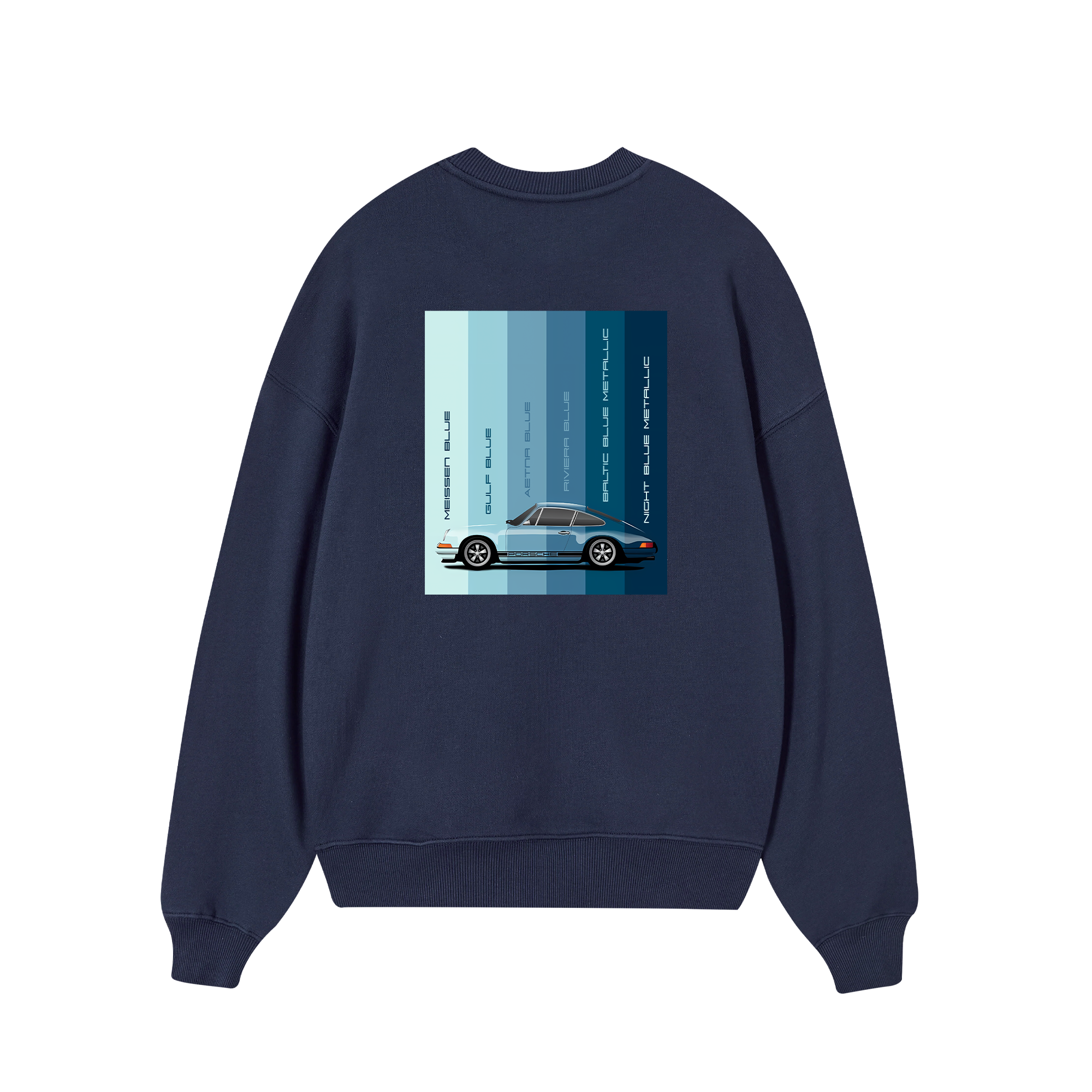 Porsche Blue Palettes Sweater