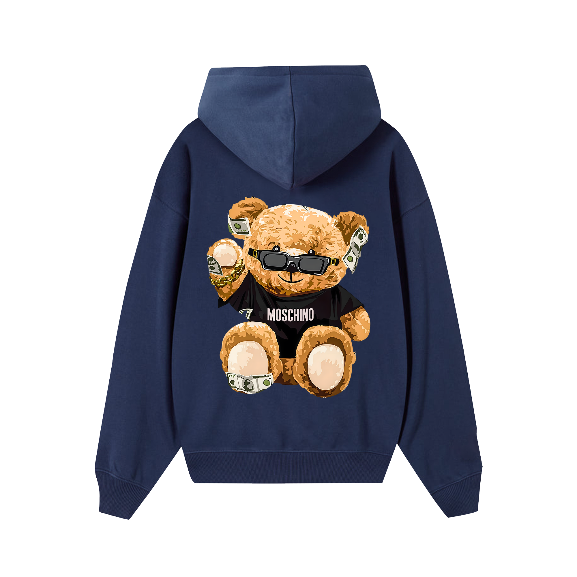 Moschino Brown Bear Money Hoodie