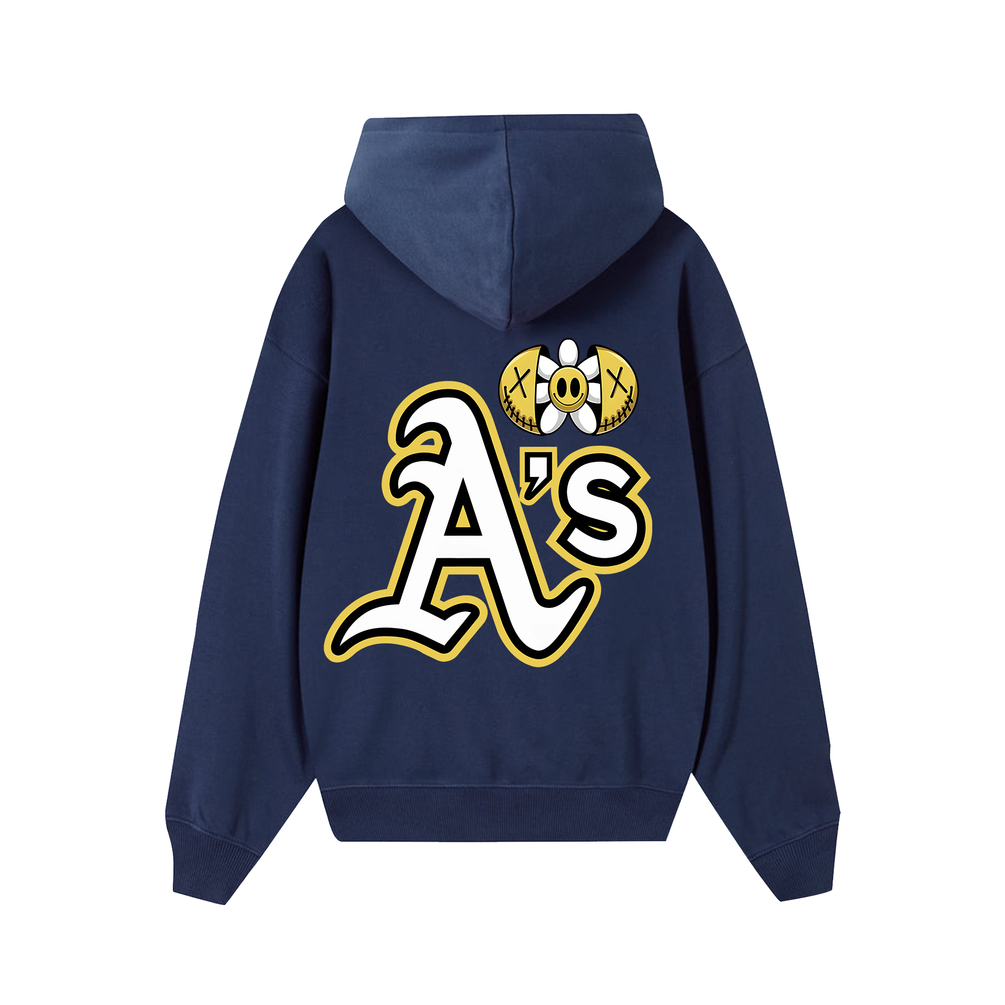 MLB Floral Smiley A's Hoodie