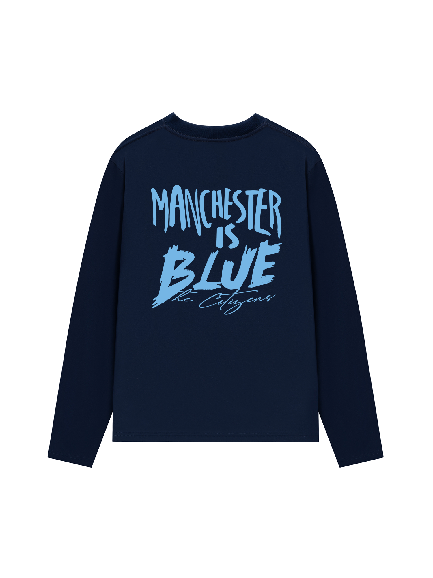 Áo Thun Dài Tay Manchester is Blue