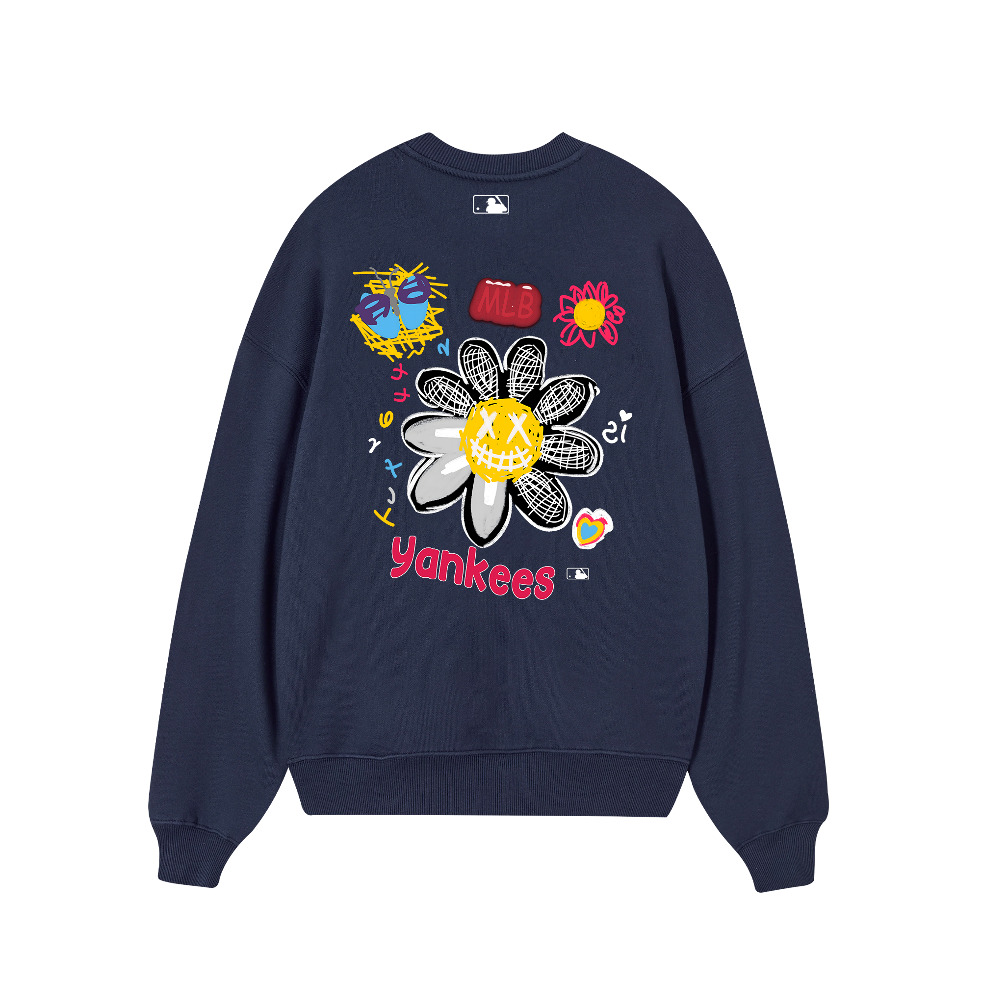 MLB Floral Cute Daisy Flower Sweater