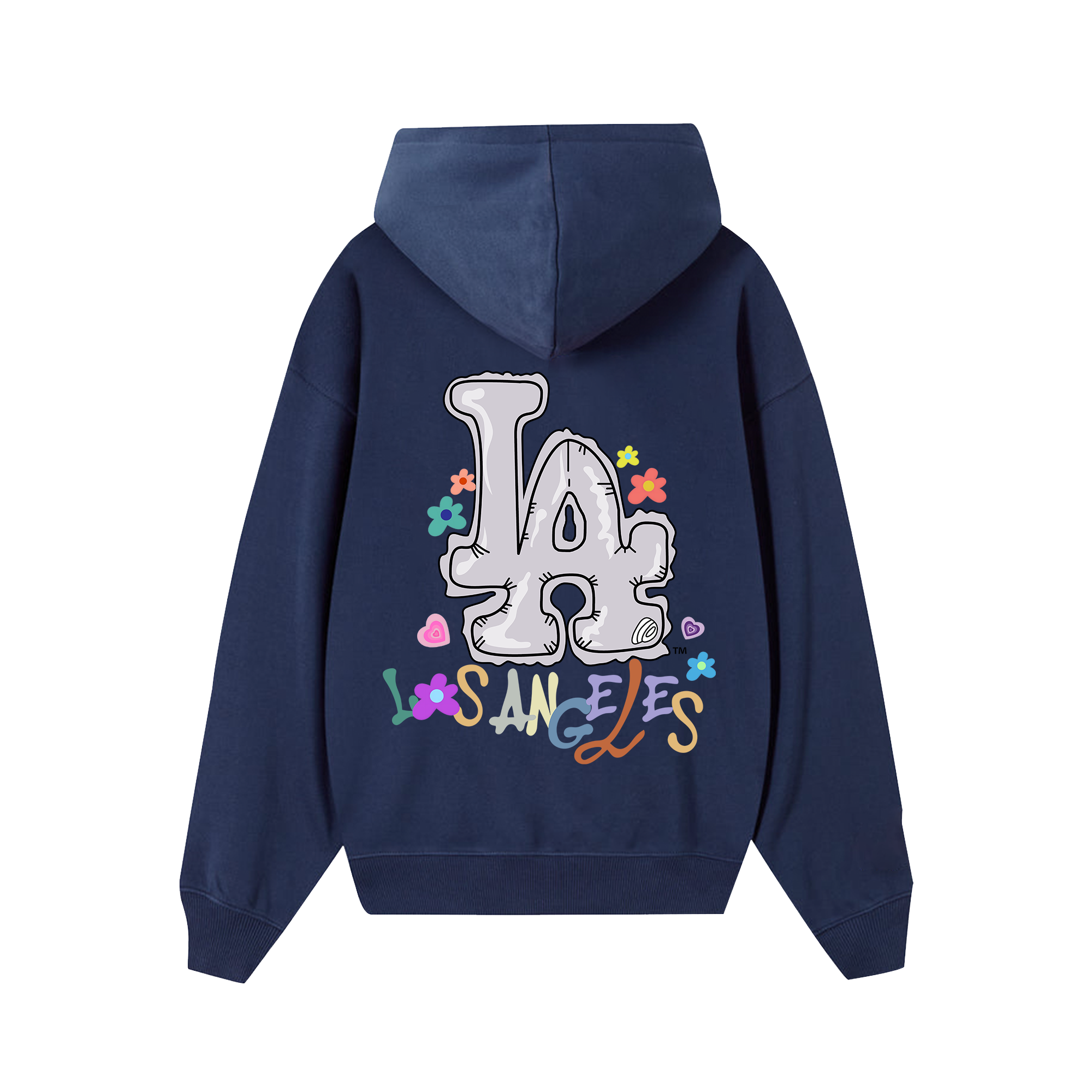 MLB Floral LA Groovy Flower Hoodie