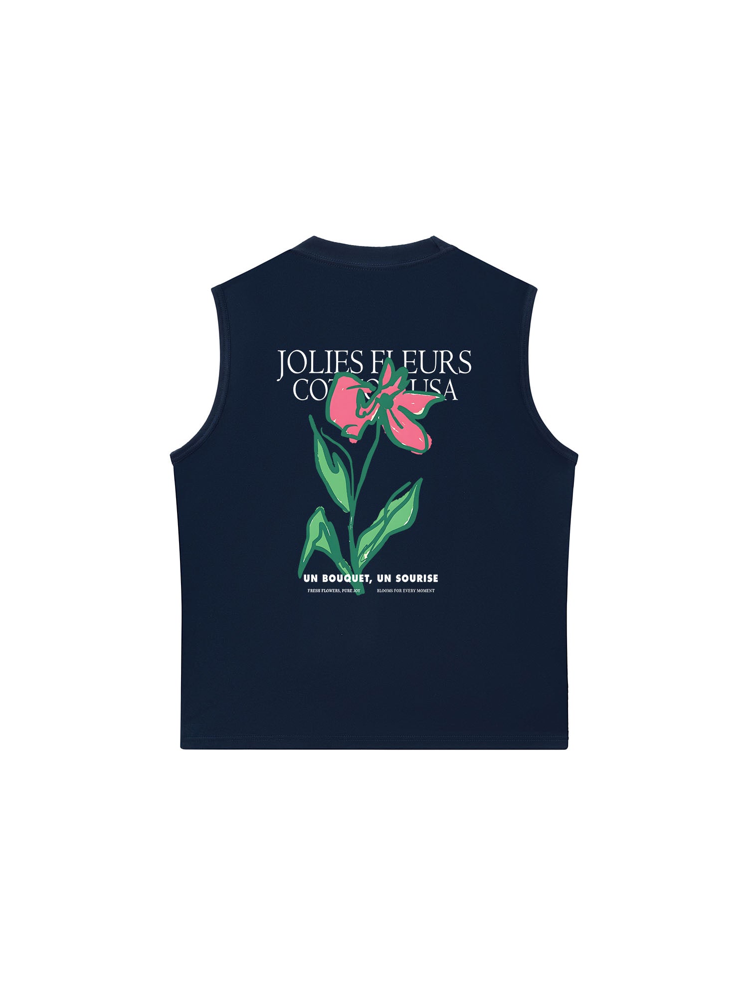 Áo Ba Lỗ Relaxed Fit Floral Jolies Fleurs