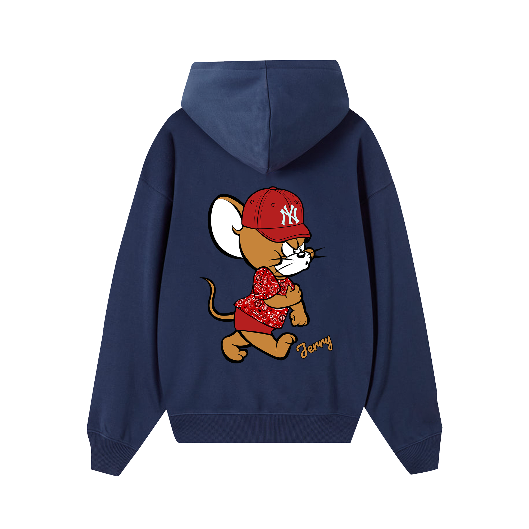 MLB Floral Funny Disney Jerry Hoodie