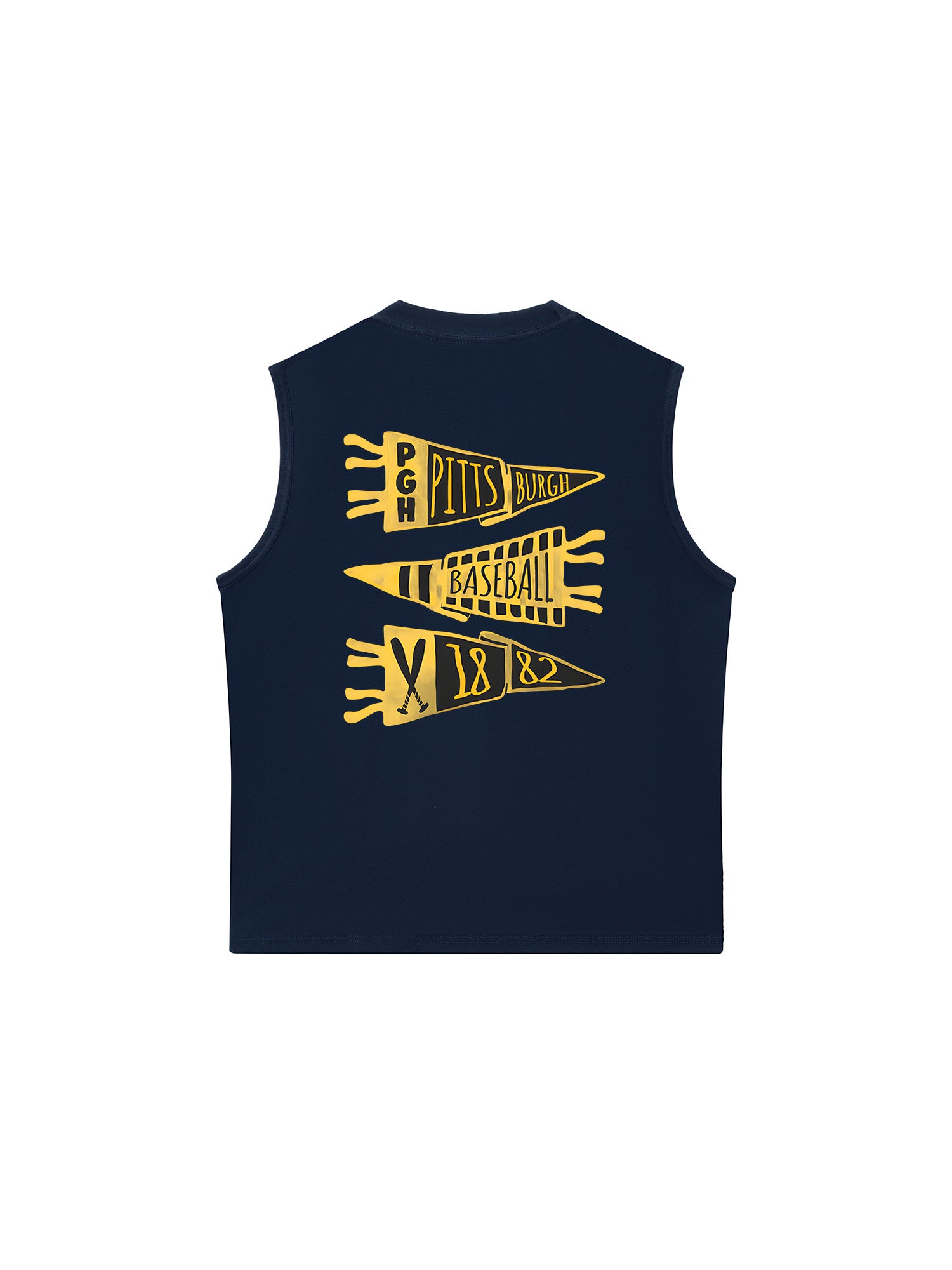 Áo Ba Lỗ Relaxed Fit Baseball Pitts Burgh