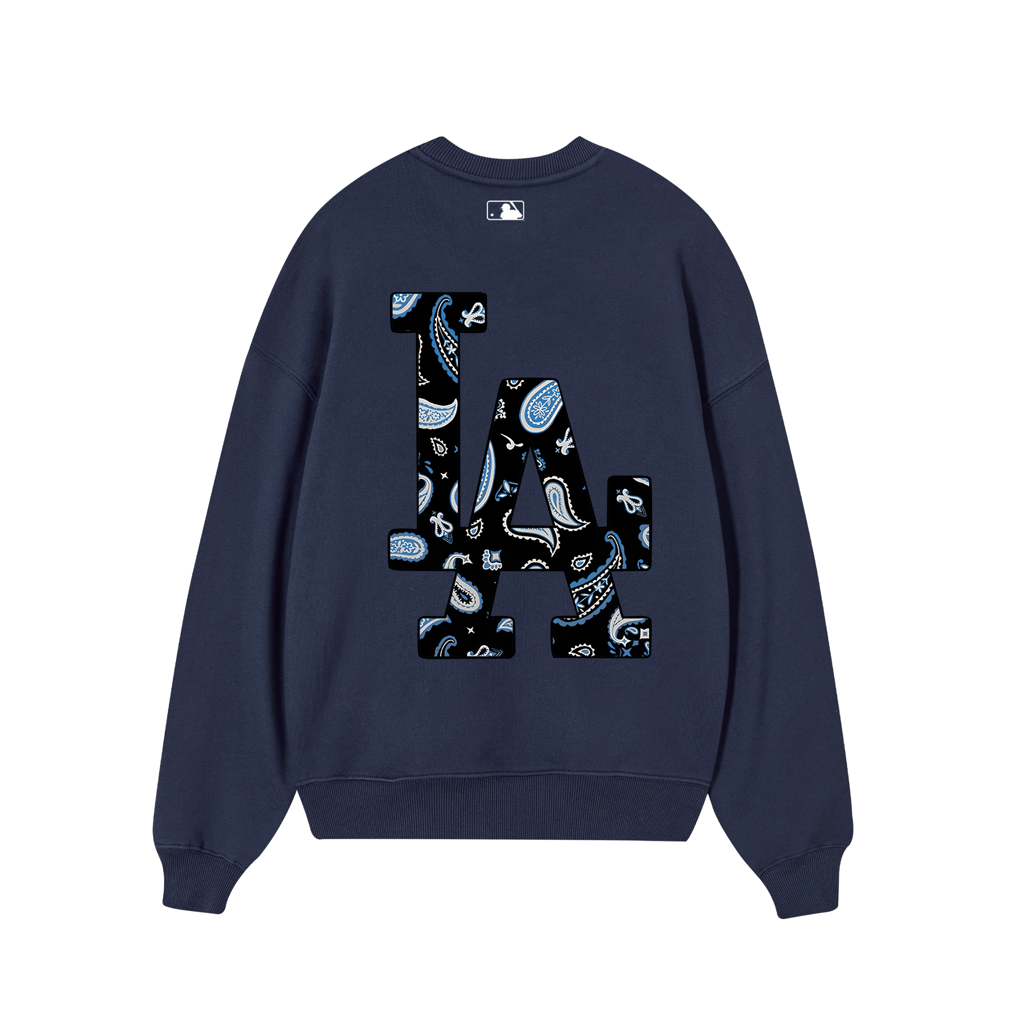 MLB Floral Blue Bandana Sweater