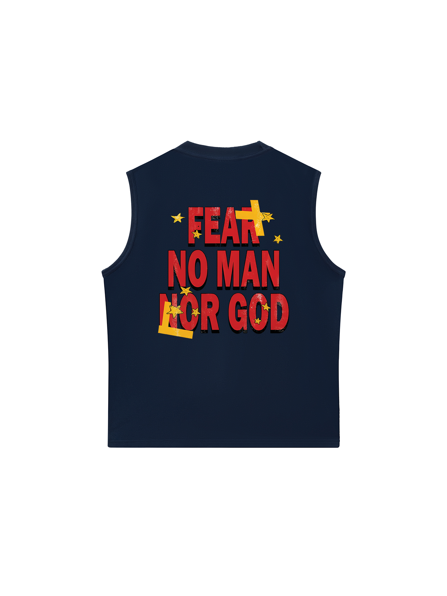 Áo Ba Lỗ Relaxed Fit Rapper Rodman Fear No Man Nor God