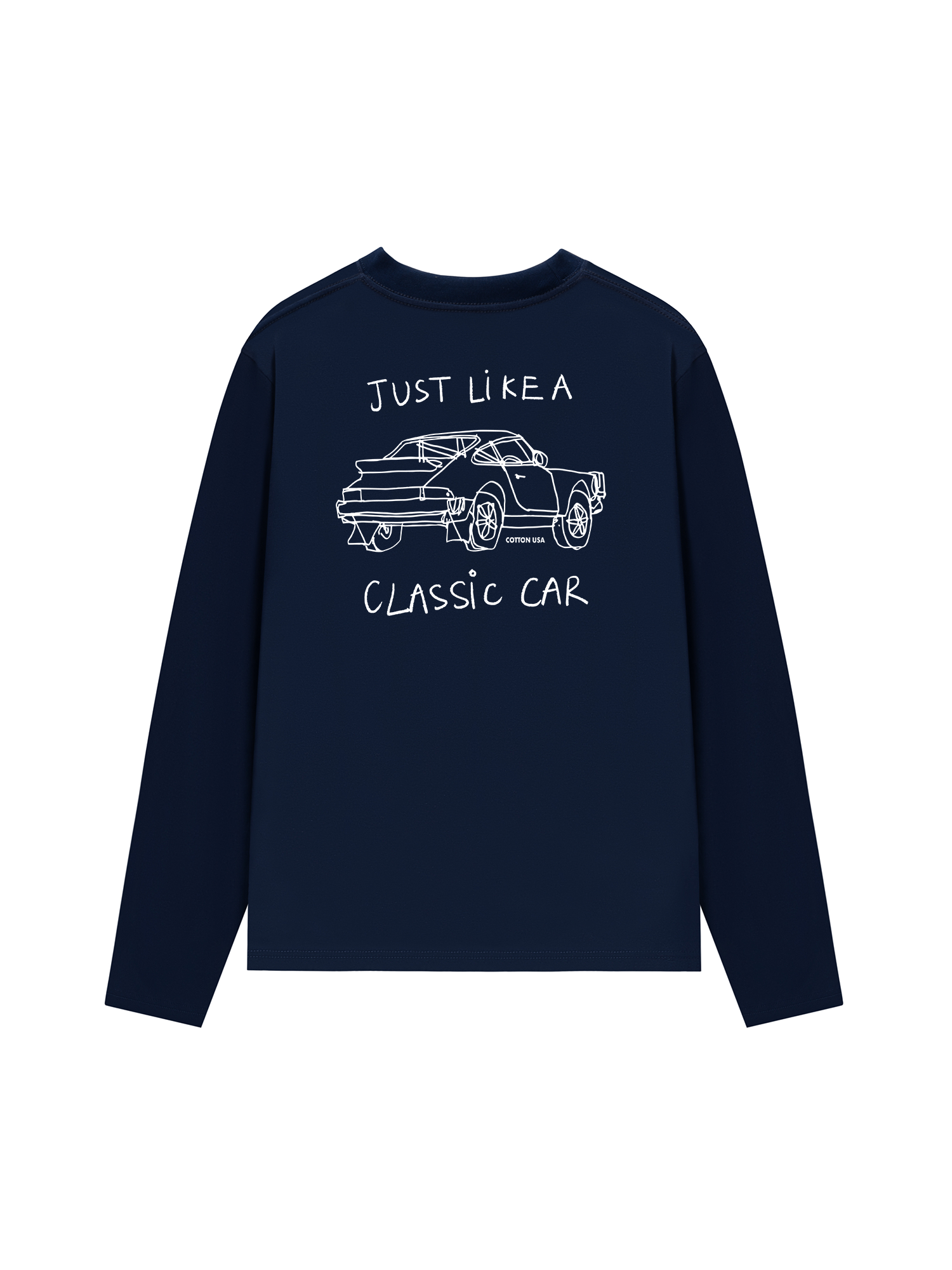 Áo Thun Dài Tay Classic Car Black