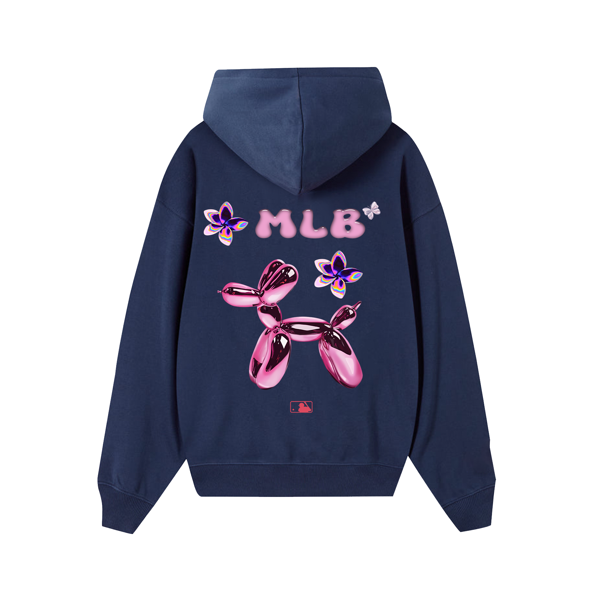 MLB Floral Hologram Balloon Dog Hoodie